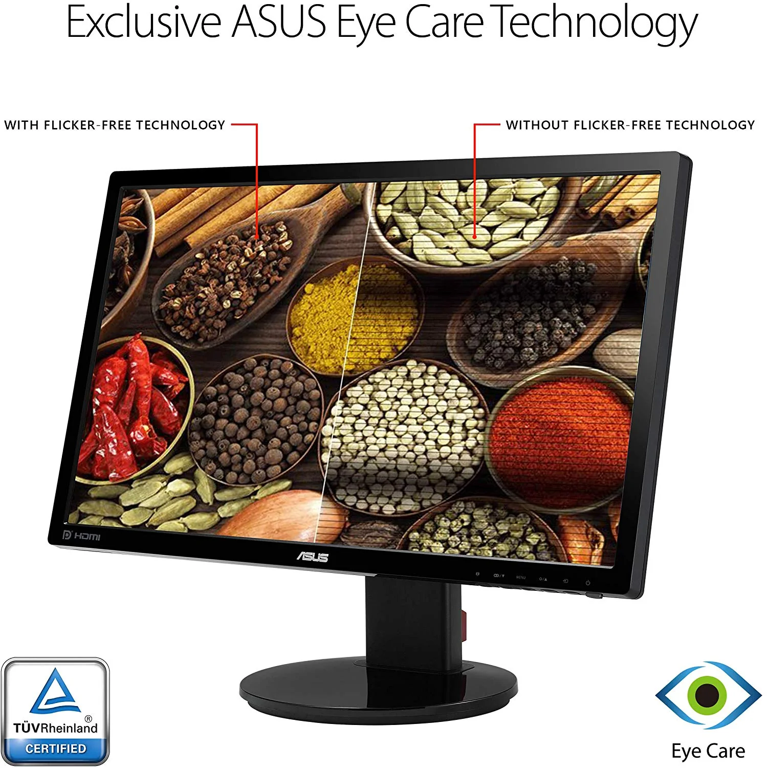 ASUS VG248QZ 24” Full HD 1080p 144Hz 1ms DP HDMI DVI Esports Gaming Monitor (Certified Refuribished) - Image 4