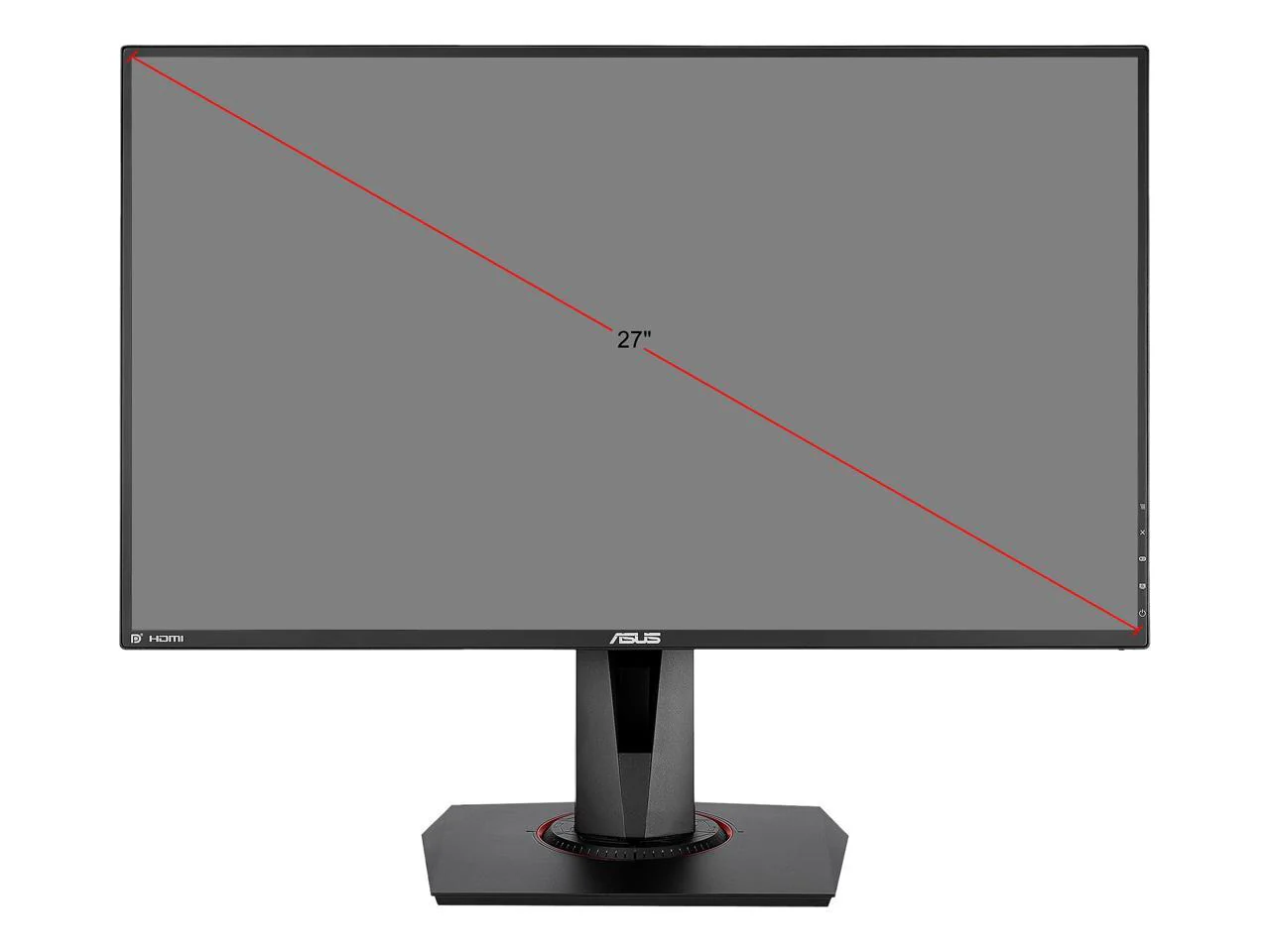 ASUS VG278Q Gaming Monitor - 27inch, Full HD, 1ms, 144Hz, G-SYNC (Certified Refurbished) - Image 6