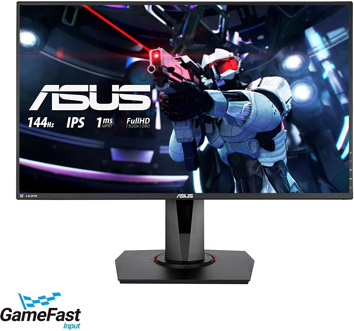 ASUS VG279Q G-SYNC Compatible Gaming Monitor - 27inch, Full HD, IPS, 1ms (MPRT), 144Hz, Adaptive-Sync (Certified Refurbished) - Image 3