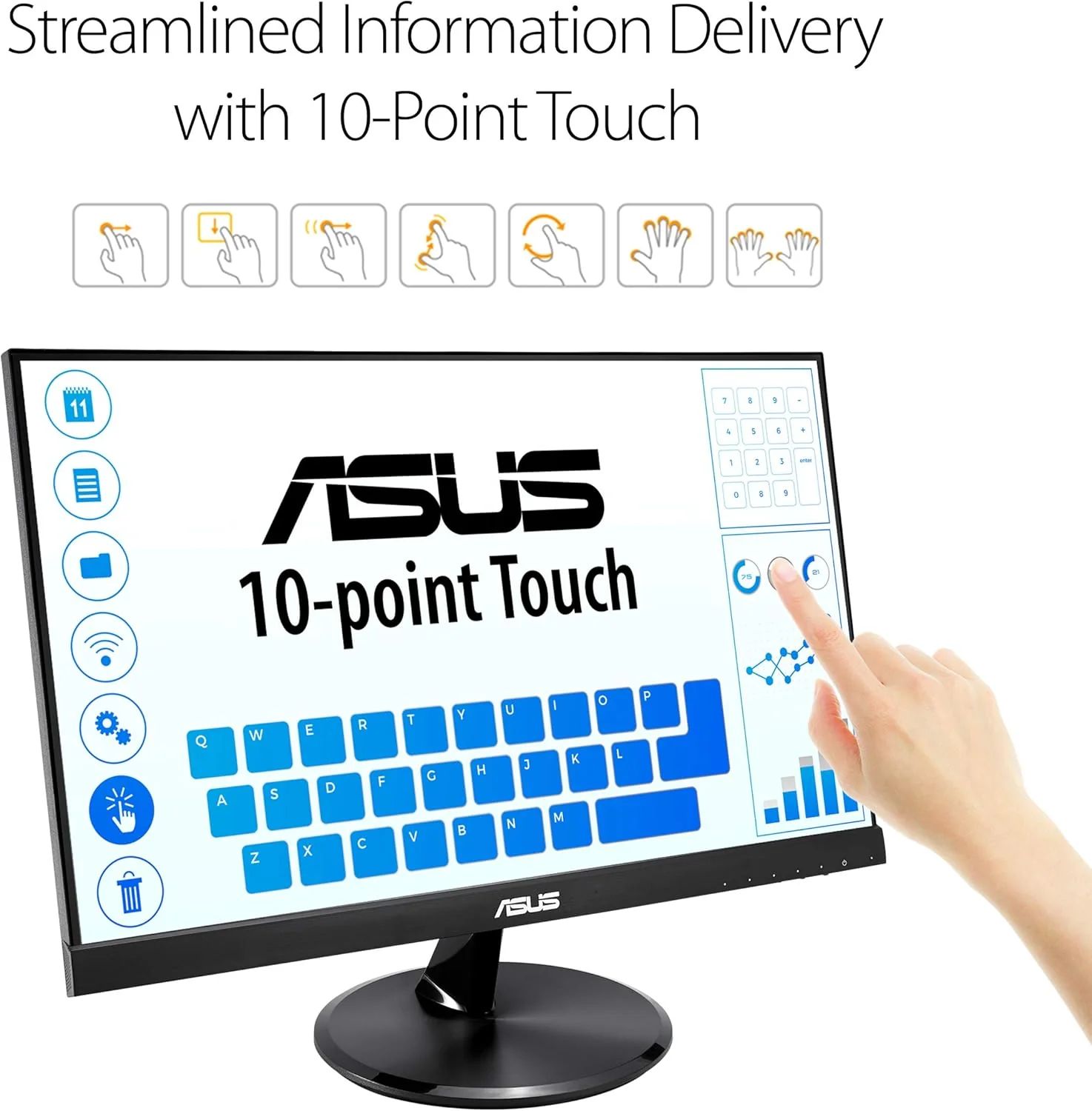 ASUS VT229H 21.5" LCD Touchscreen Monitor - 16:9 - 5 ms GTG (Certified Refurbished) - Image 6