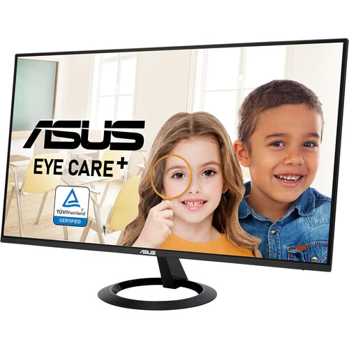ASUS VZ27EHF Eye Care Gaming Monitor – 27 inch Full HD (1920 x 1080), IPS, Frameless, 100Hz, Adaptive-Sync, 1ms MPRT, HDMI, Low Blue Light, Flicker Free, Wall Mountable (Certified Refurbished) - Image 3