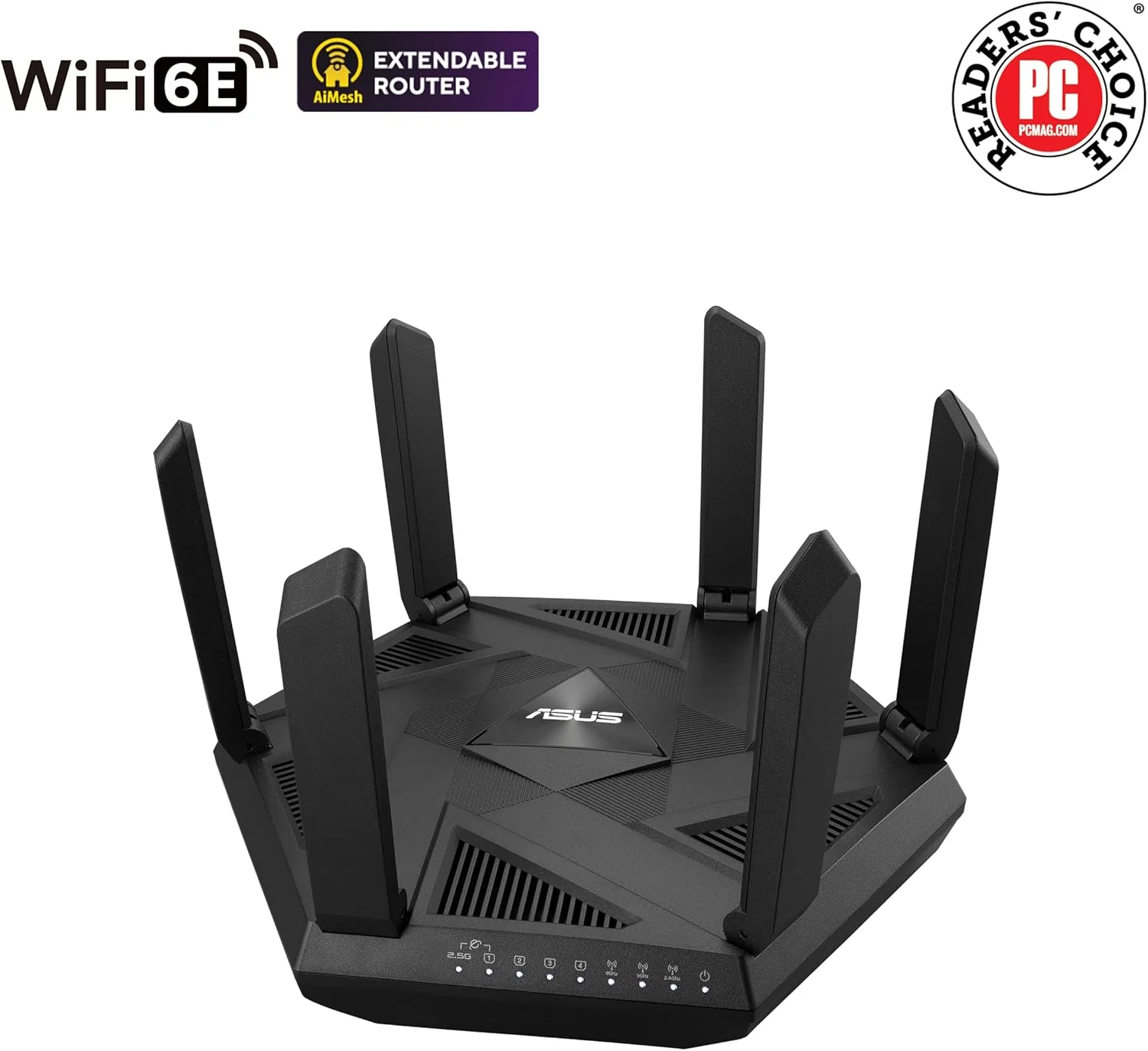 ASUS Wireless AXE7800 Tri-Band Wi-Fi 6E Router (RT-AXE7800) (Certified Refurbished) - Image 4