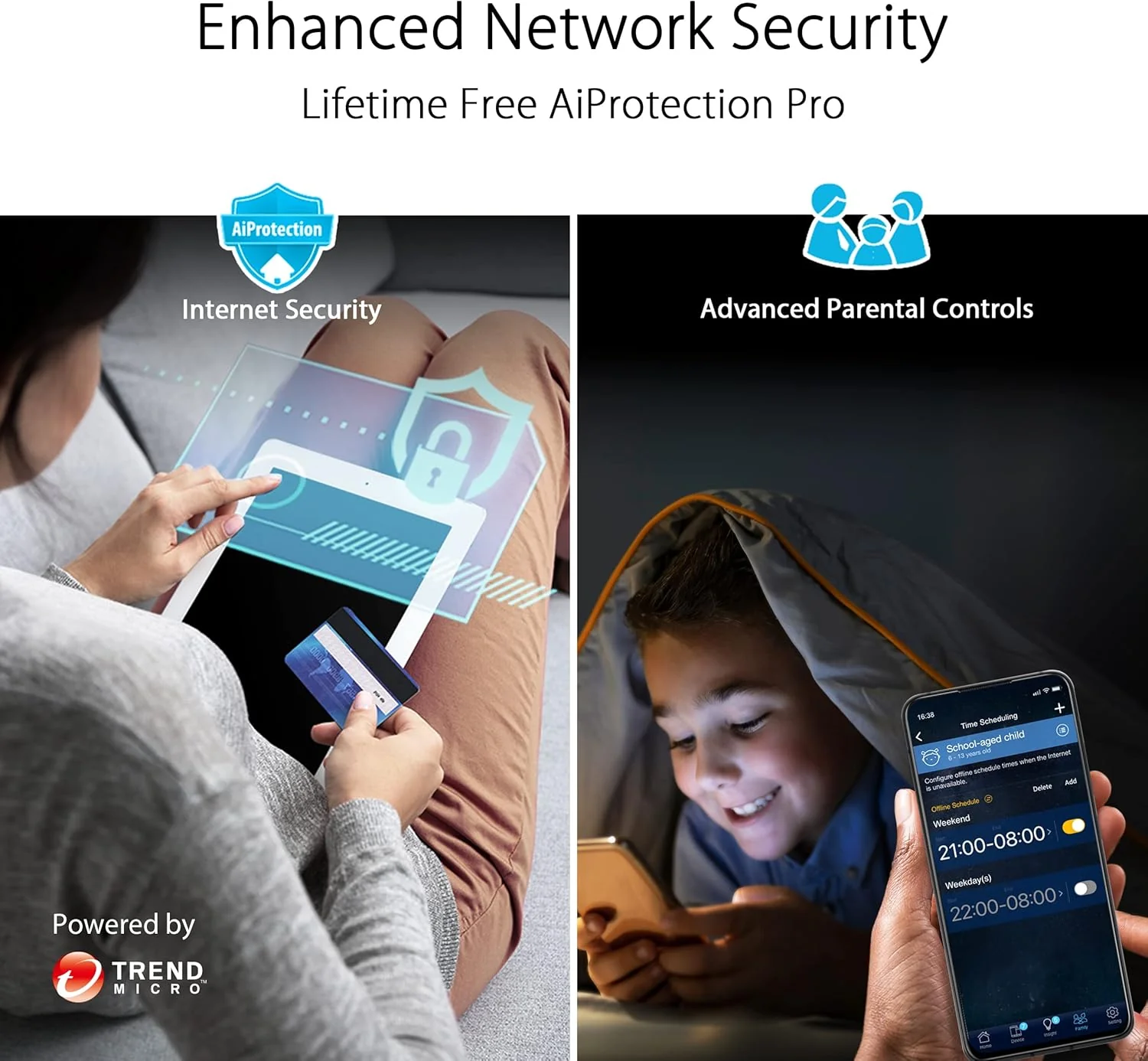ASUS Wireless AXE7800 Tri-Band Wi-Fi 6E Router (RT-AXE7800) (Certified Refurbished) - Image 9