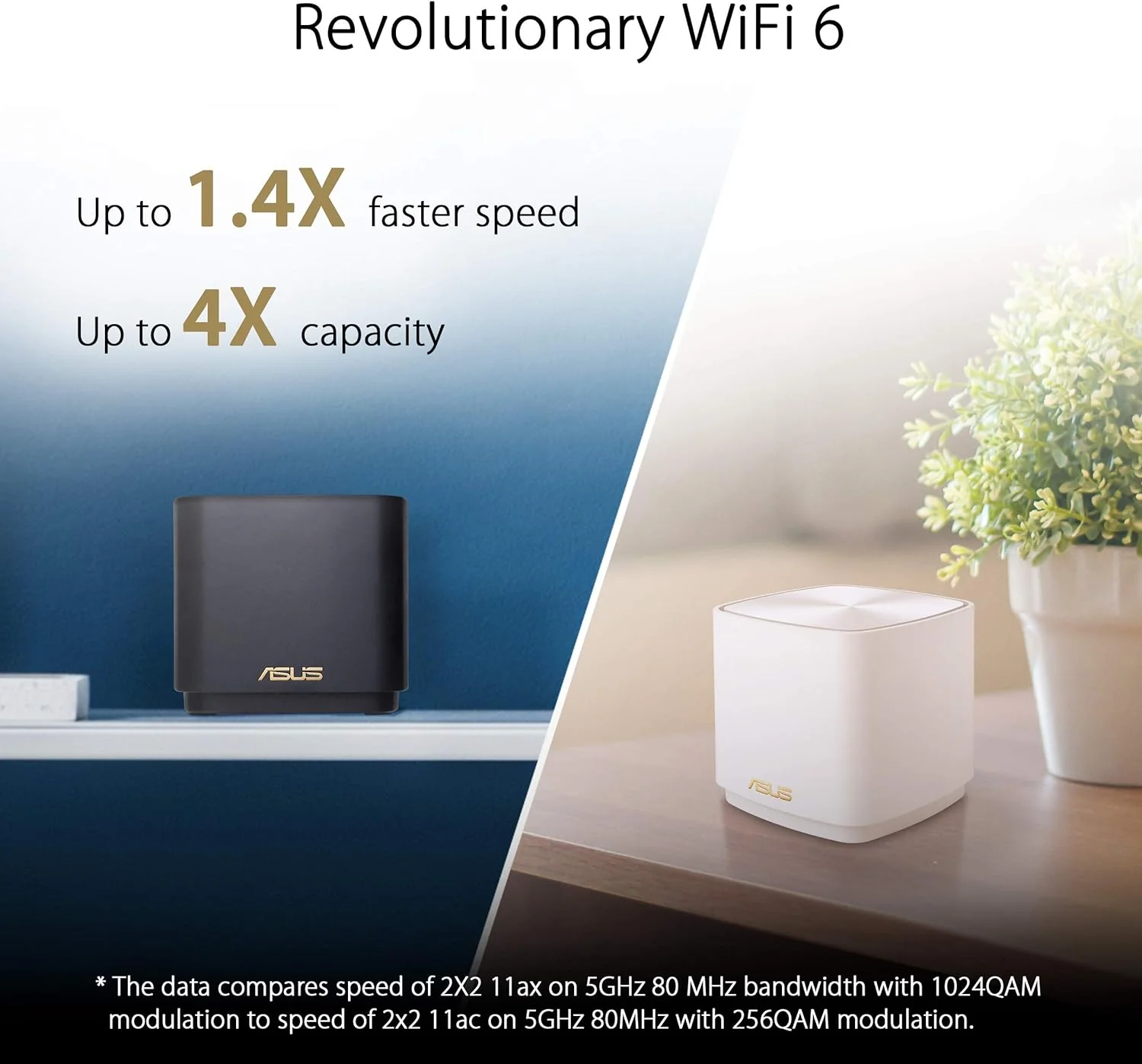 ASUS ZenWiFi AX Mini (XD5) Tri-Band Whole Home Mesh WiFi System WiFi 6, 802.11ax, up to 3500 sq ft & 25+ Devices, AiMesh, Lifetime Free Internet Security, Parental Controls, Easy Setup (Certified Refurbished) - Image 7