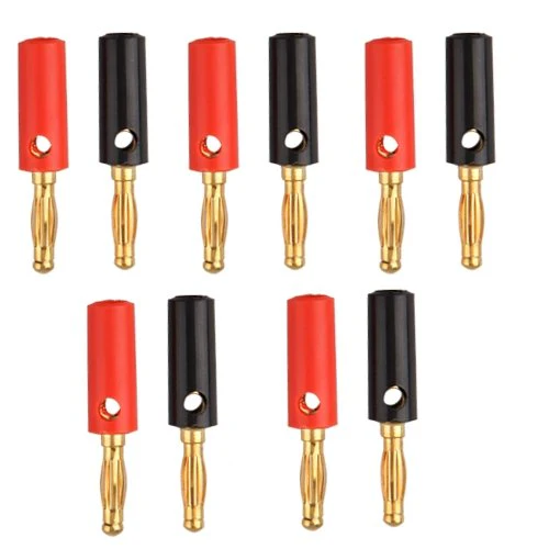 Banana Plugs - 5 Pair Gold Plated 4mm - Image 2