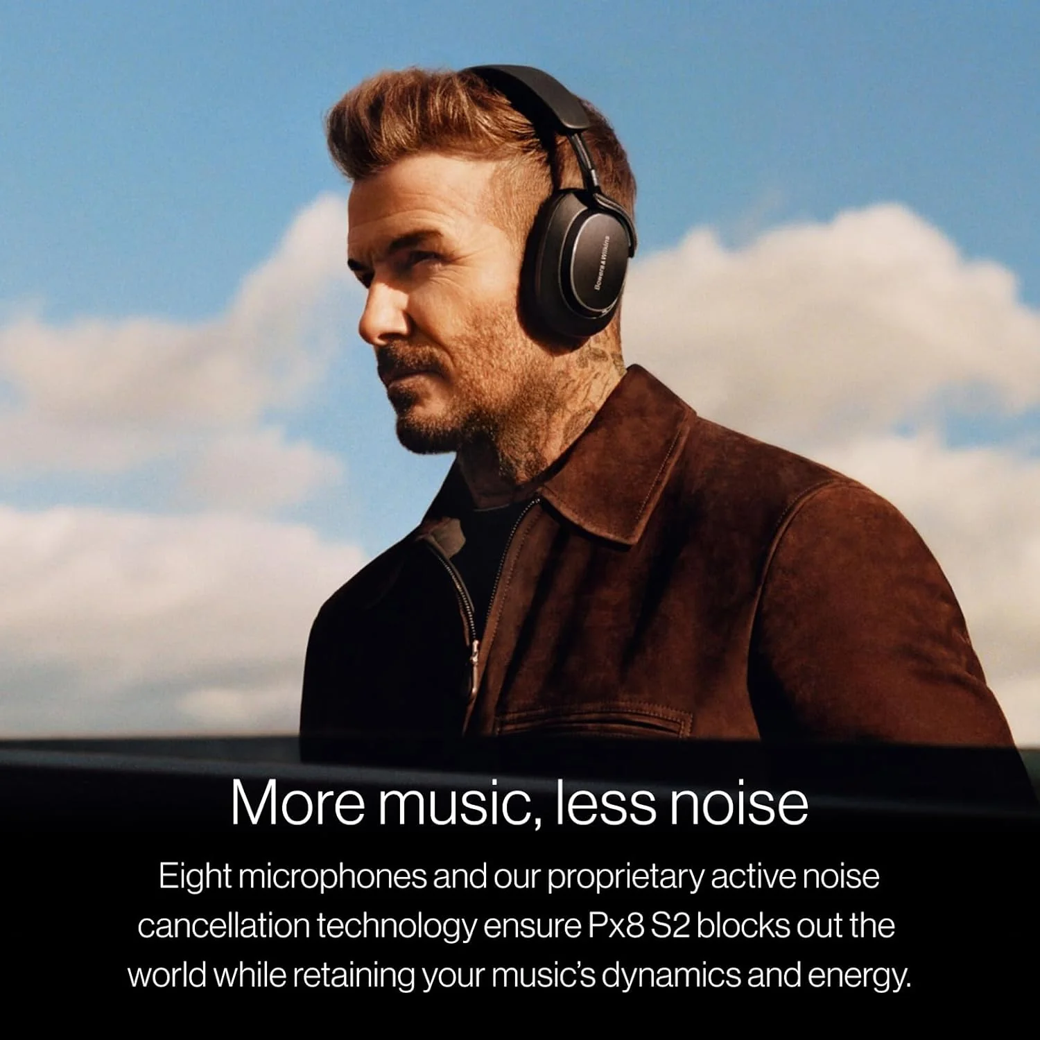 Bowers & Wilkins Px8 S2 Wireless Over-Ear Headphones, Active Noise Cancelling & Transparency Mode, High-Res Playback, 30H Playtime with Quick Charge Support, Bluetooth Headphones (Certified Refurbished) - Image 6