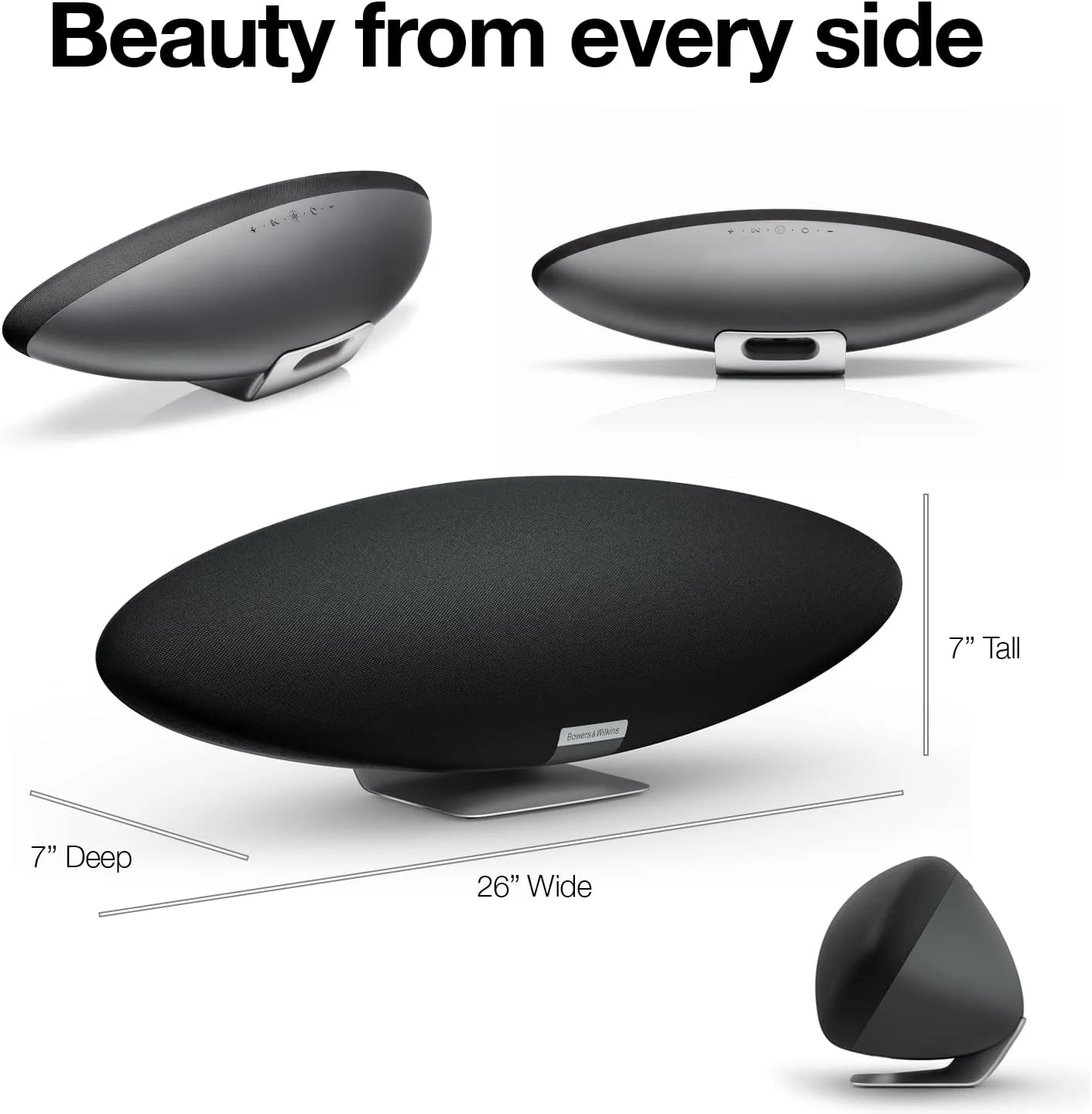 Bowers & Wilkins Zeppelin Wireless Speaker with 5 Drivers & Subwoofer (Certified Refurbished) - Image 6
