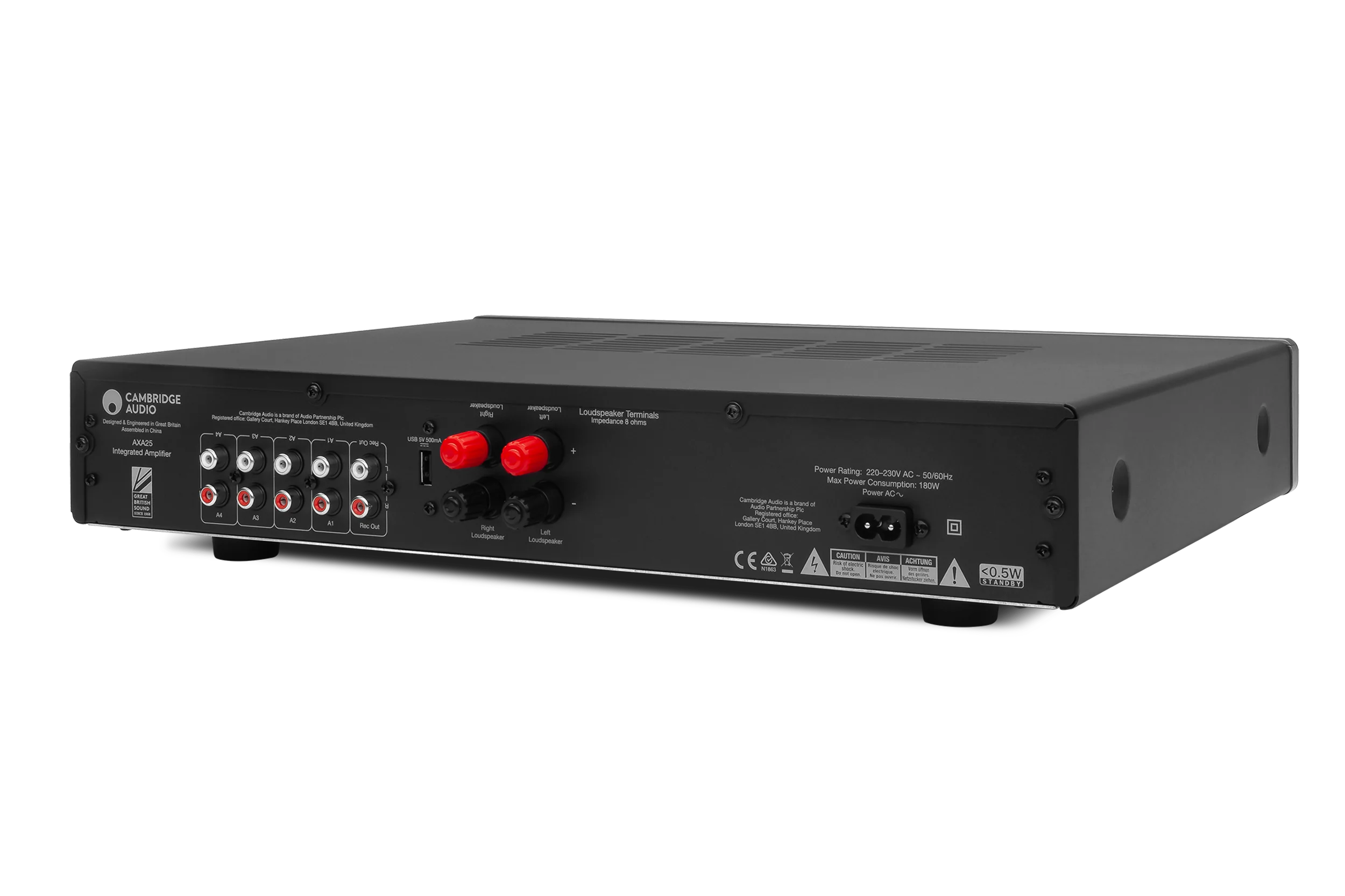 Cambridge Audio AXA25 25 Watt Integrated Stereo Amplifier (Certified Refurbished) - Image 4