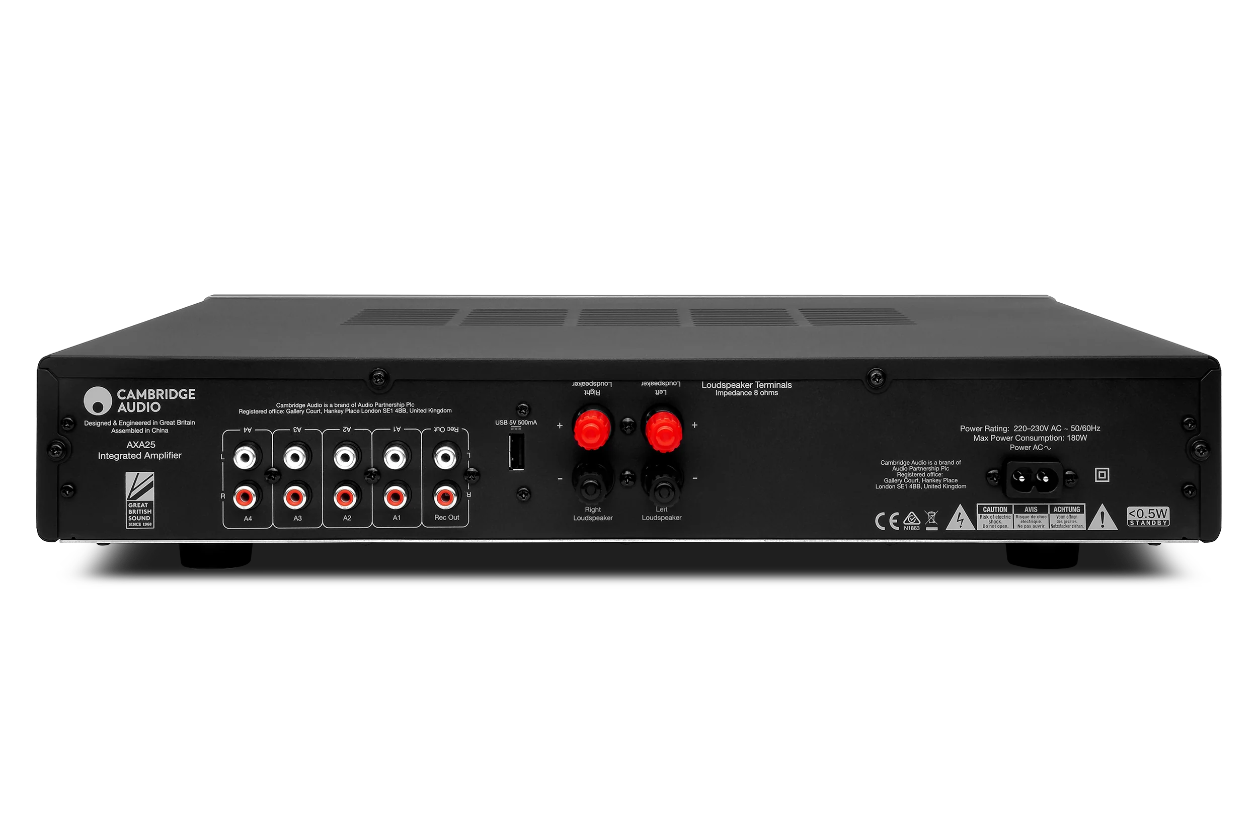 Cambridge Audio AXA25 25 Watt Integrated Stereo Amplifier (Certified Refurbished) - Image 5