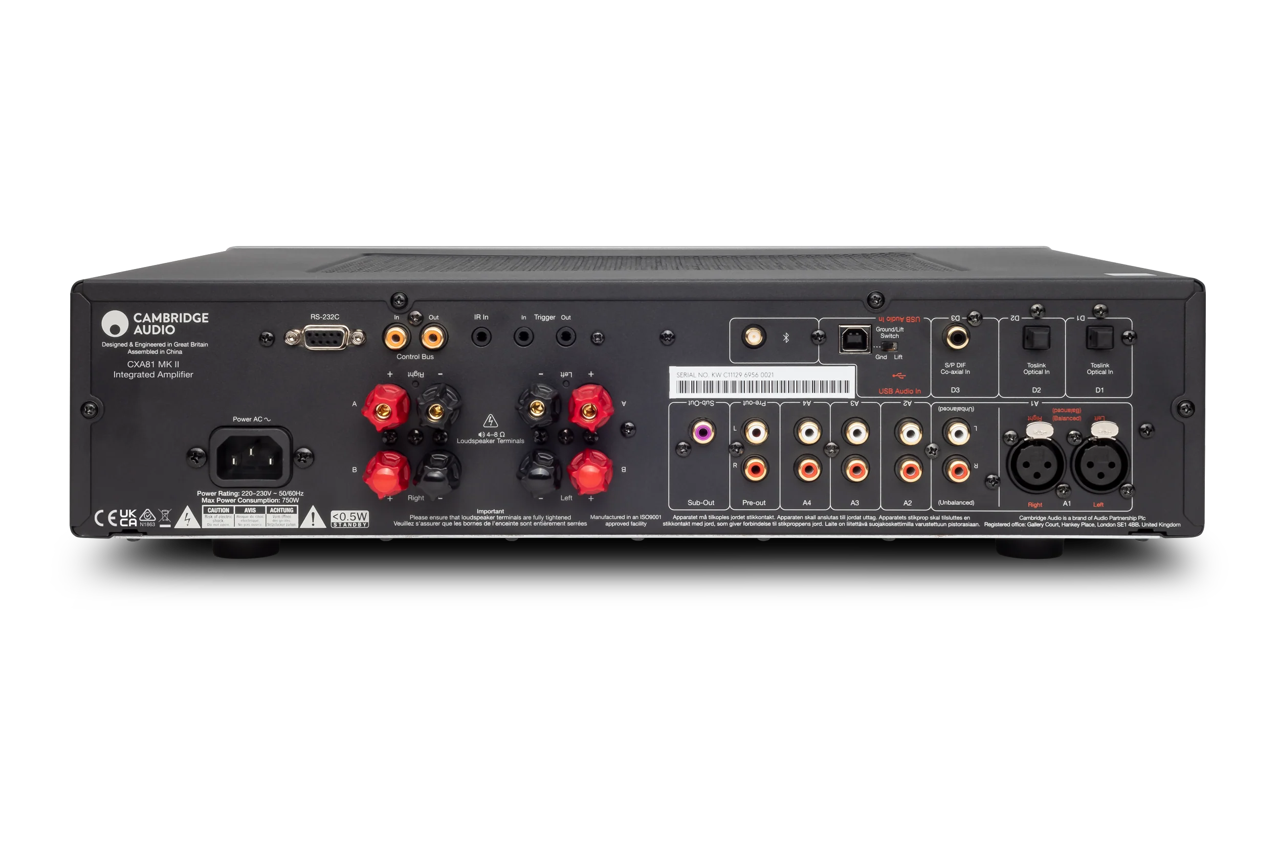 Cambridge Audio CXA81 MkII Stereo Integrated Amplifier (Certified Refurbished) - Image 4
