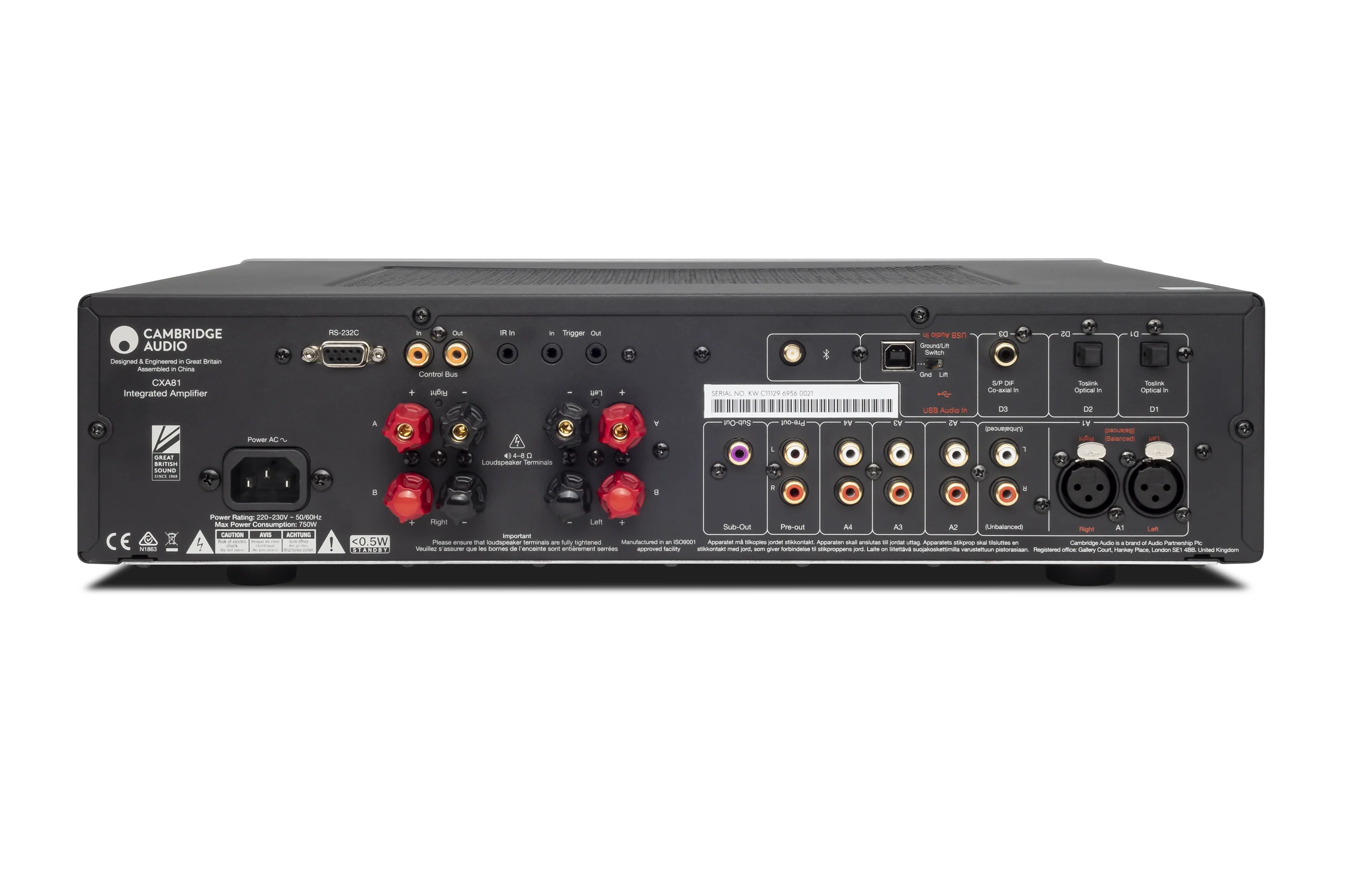 Cambridge Audio CXA81 Stereo Integrated Amplifier (Certified Refurbished) - Image 2