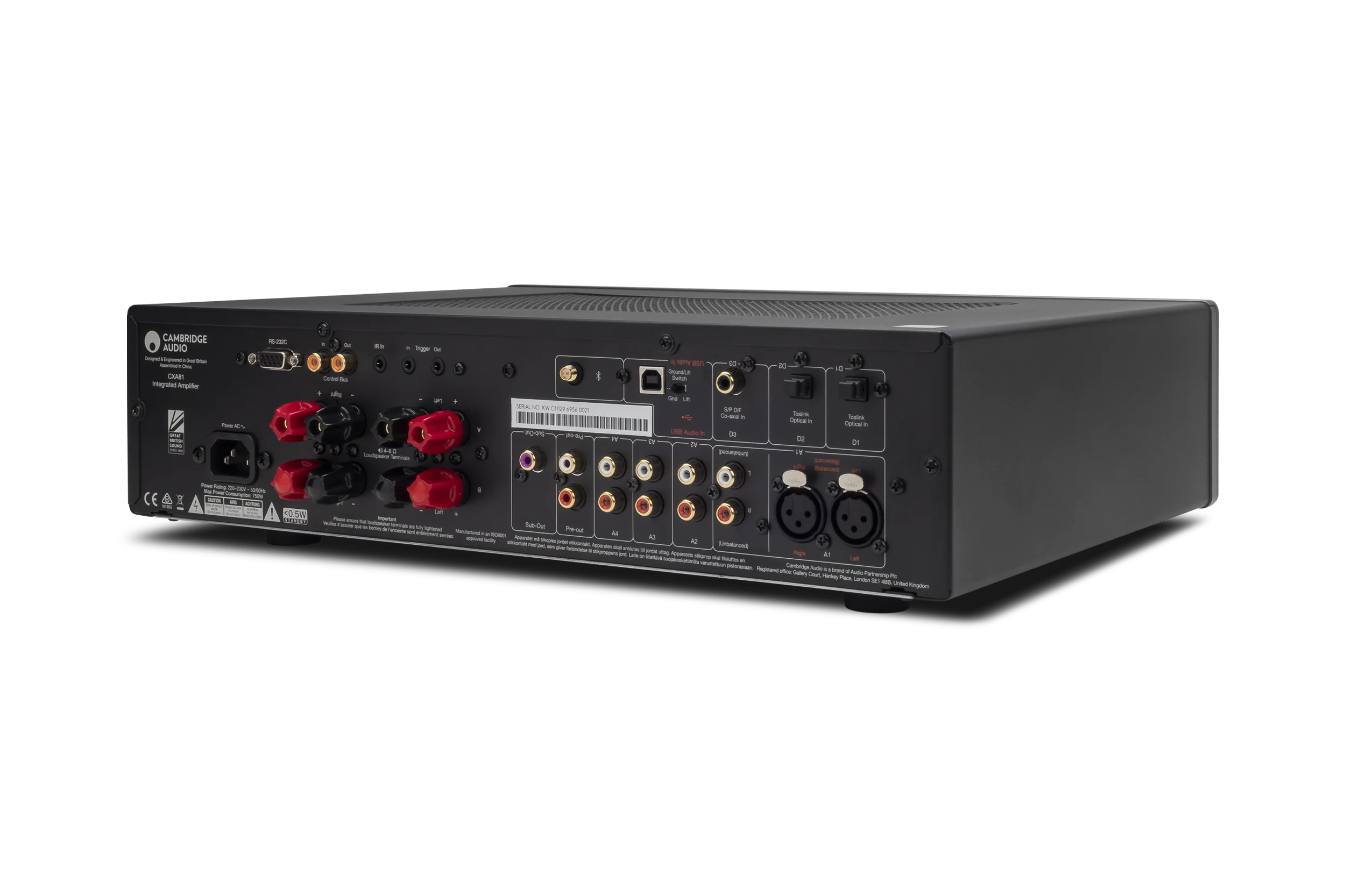 Cambridge Audio CXA81 Stereo Integrated Amplifier (Certified Refurbished) - Image 7