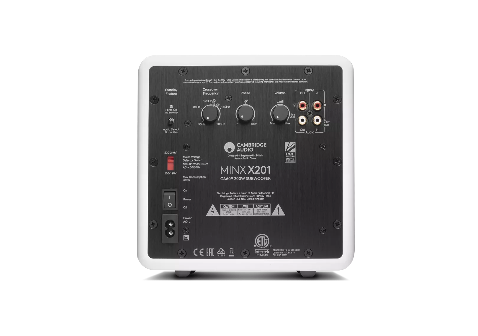 Cambridge Audio MINX X201 Subwoofer (Certified Refurbished) - Image 6