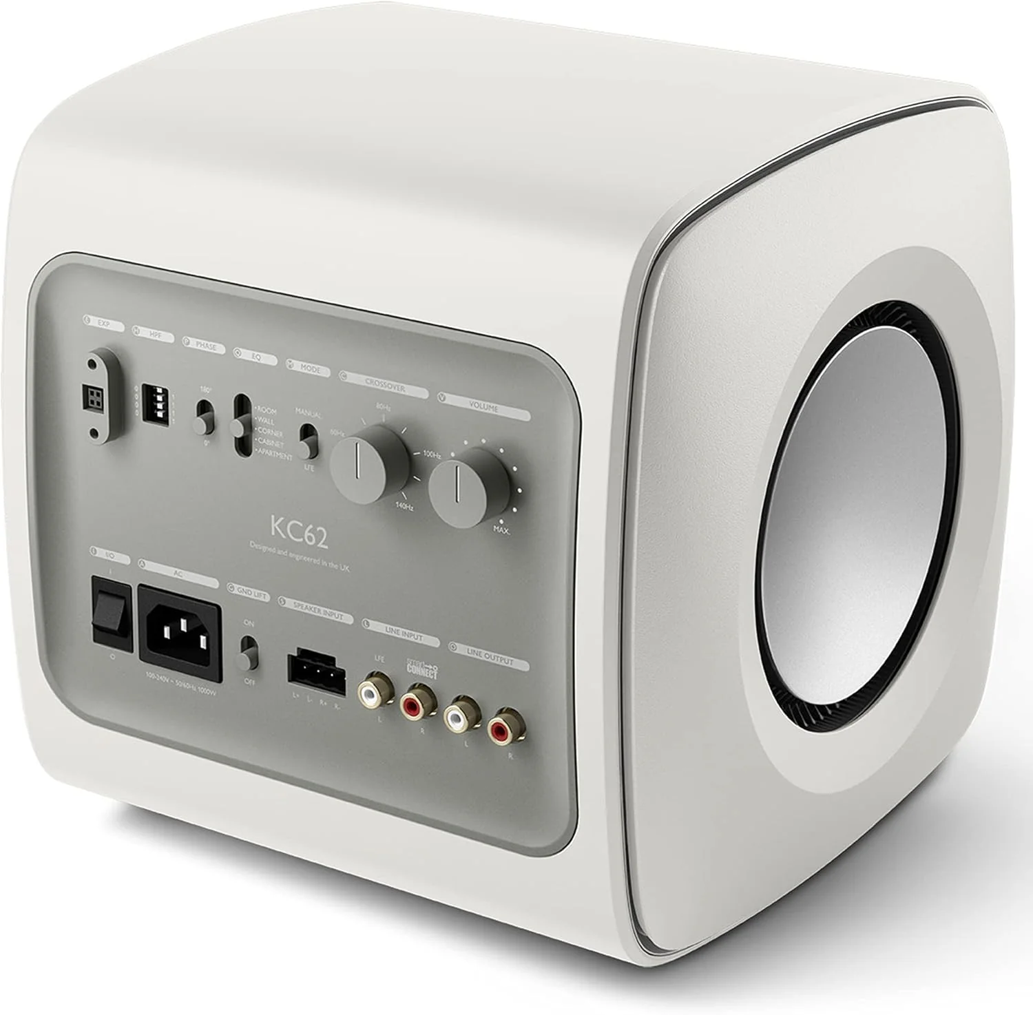 KEF KC62 1000W Subwoofer (500W x 2) Dual 6.5" Uni-Core with iBX (Certified Refurbished) - Image 3
