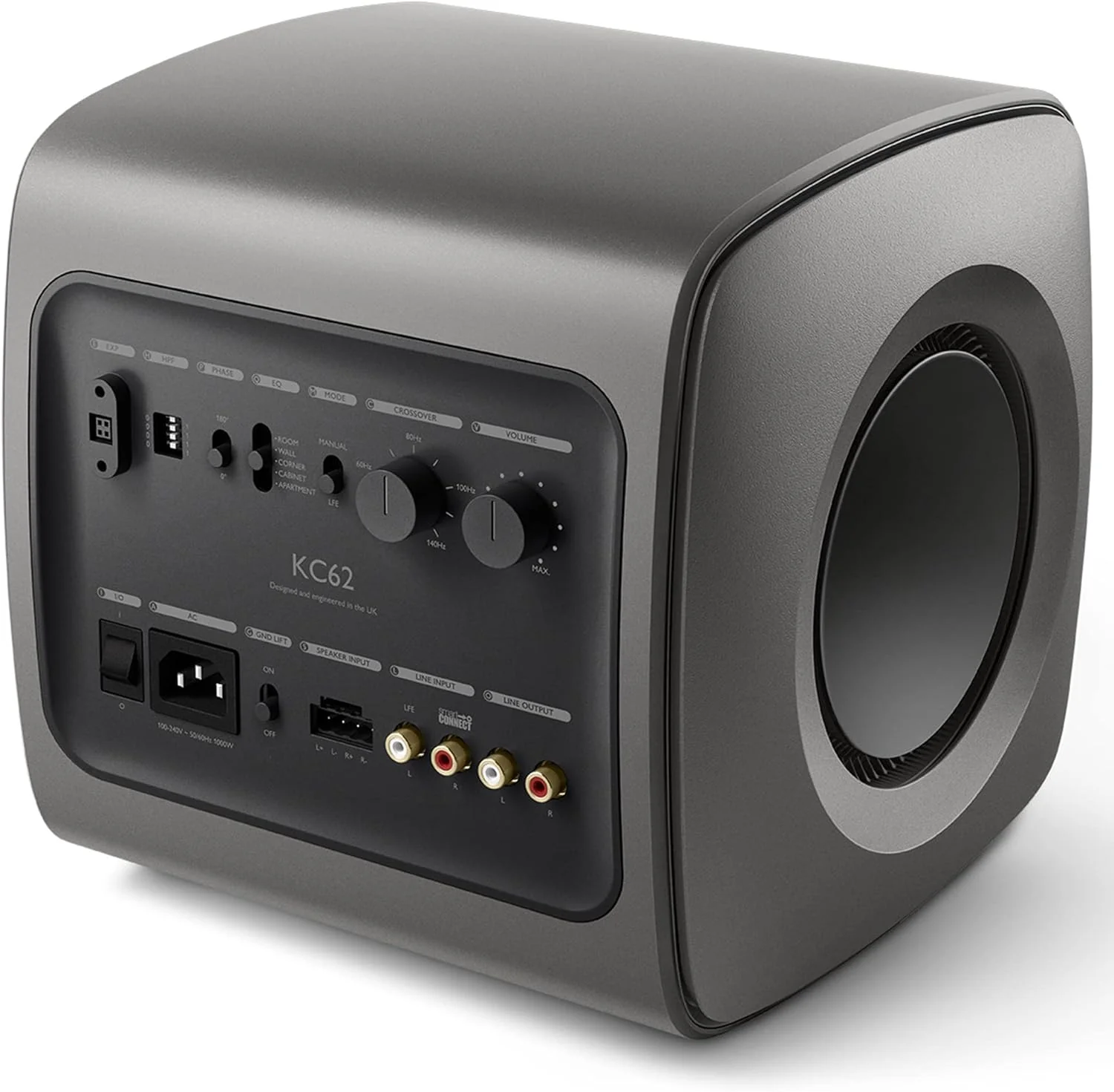 KEF KC62 1000W Subwoofer (500W x 2) Dual 6.5" Uni-Core with iBX (Certified Refurbished) - Image 9