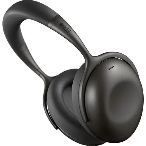 KEF Mu7 Wireless Over-Ear Noise-cancelling Headphones - Charcoal Grey - Image 4