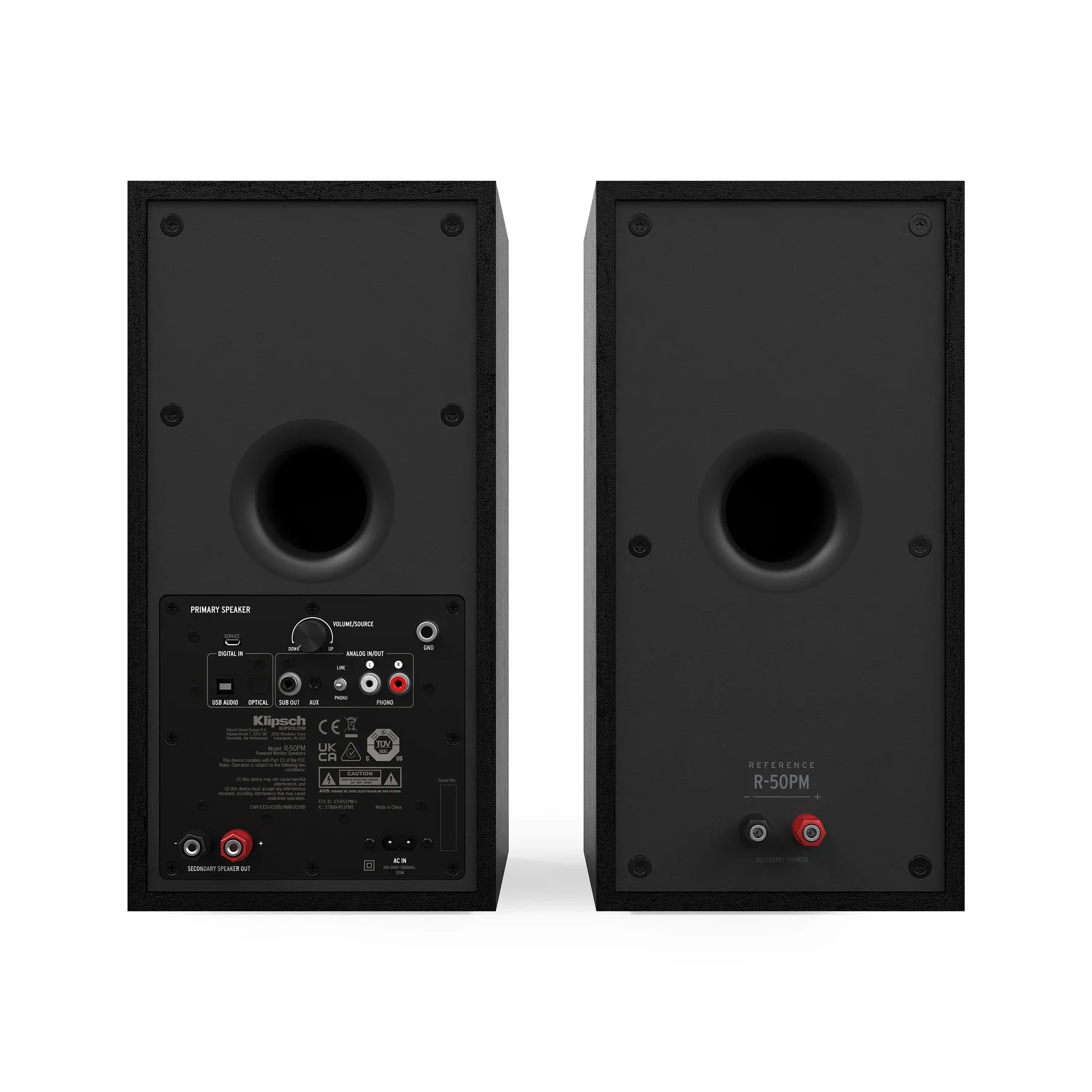 Klipsch R-50PM 5.25" Two Way Powered Speaker - Pair (Certified Refurbished) - Image 5
