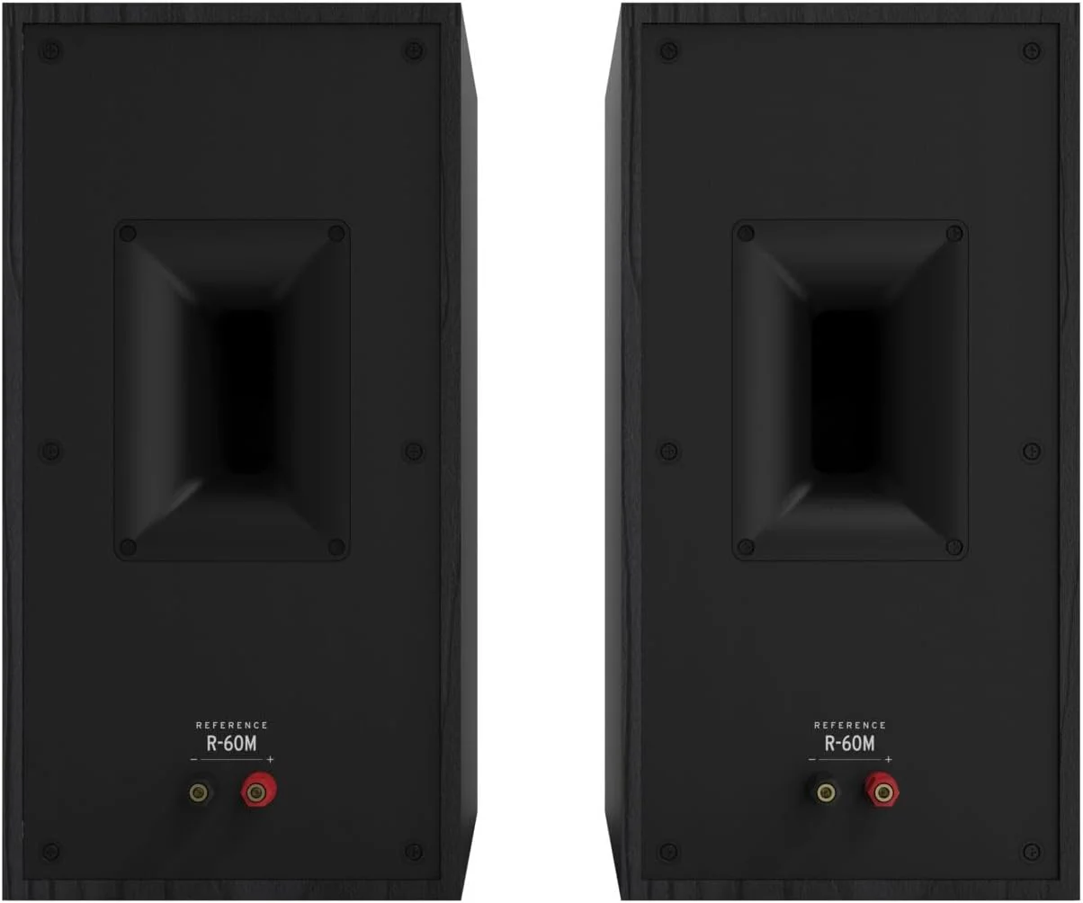 Klipsch R-60M Compact & Passive Bookshelf Speakers - Pair (Certified Refurbished) - Image 4