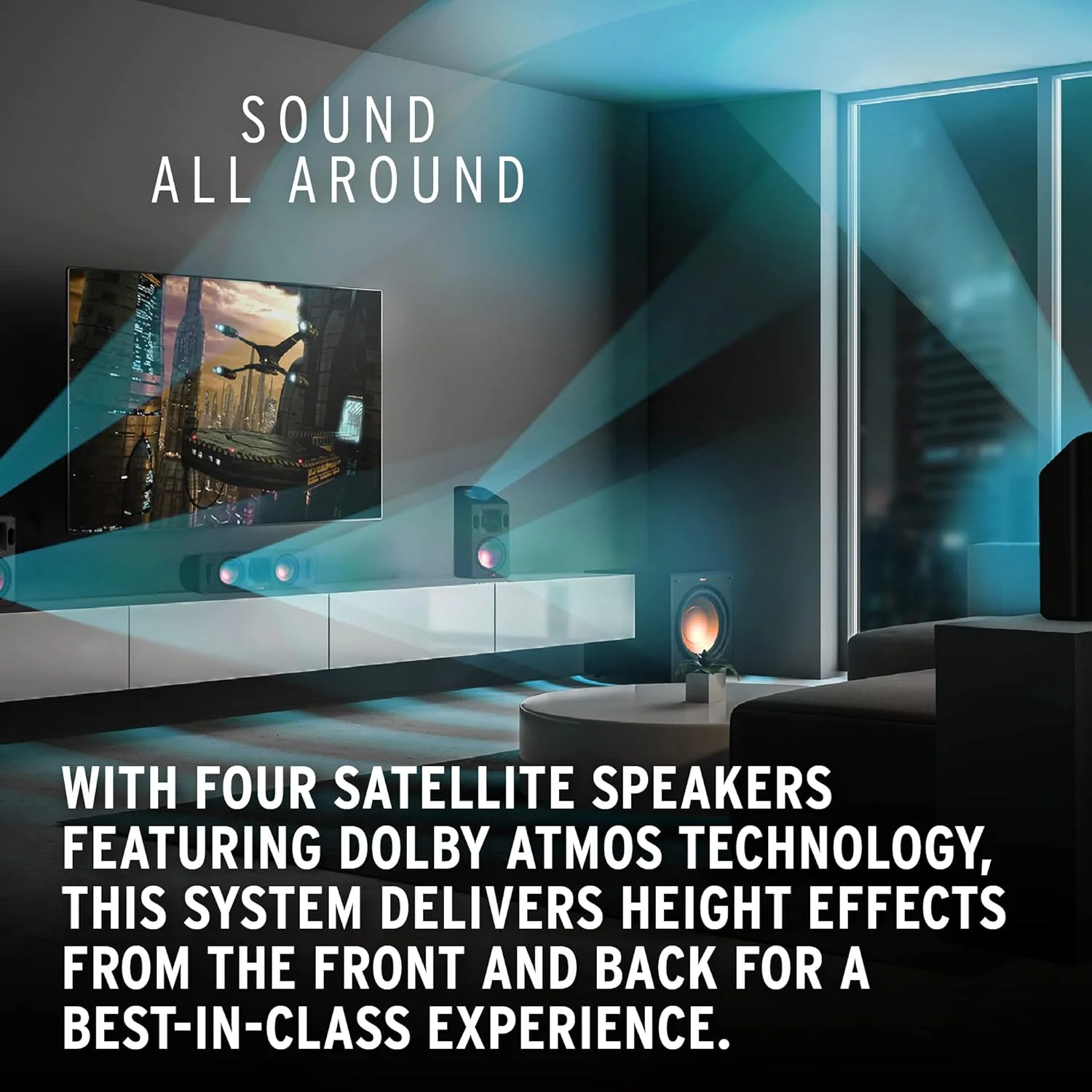 Klipsch Reference Cinema Dolby Atmos 5.1.4 System (Certified Refurbished) - Image 3