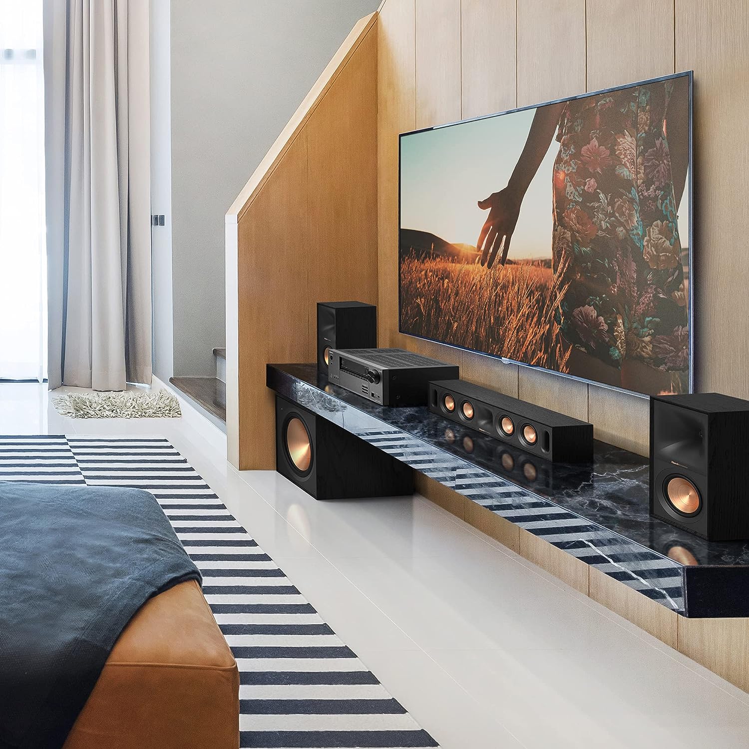Klipsch Reference Next-Generation R-50M Horn-Loaded Bookshelf Speakers (Certified Refurbished) - Image 4