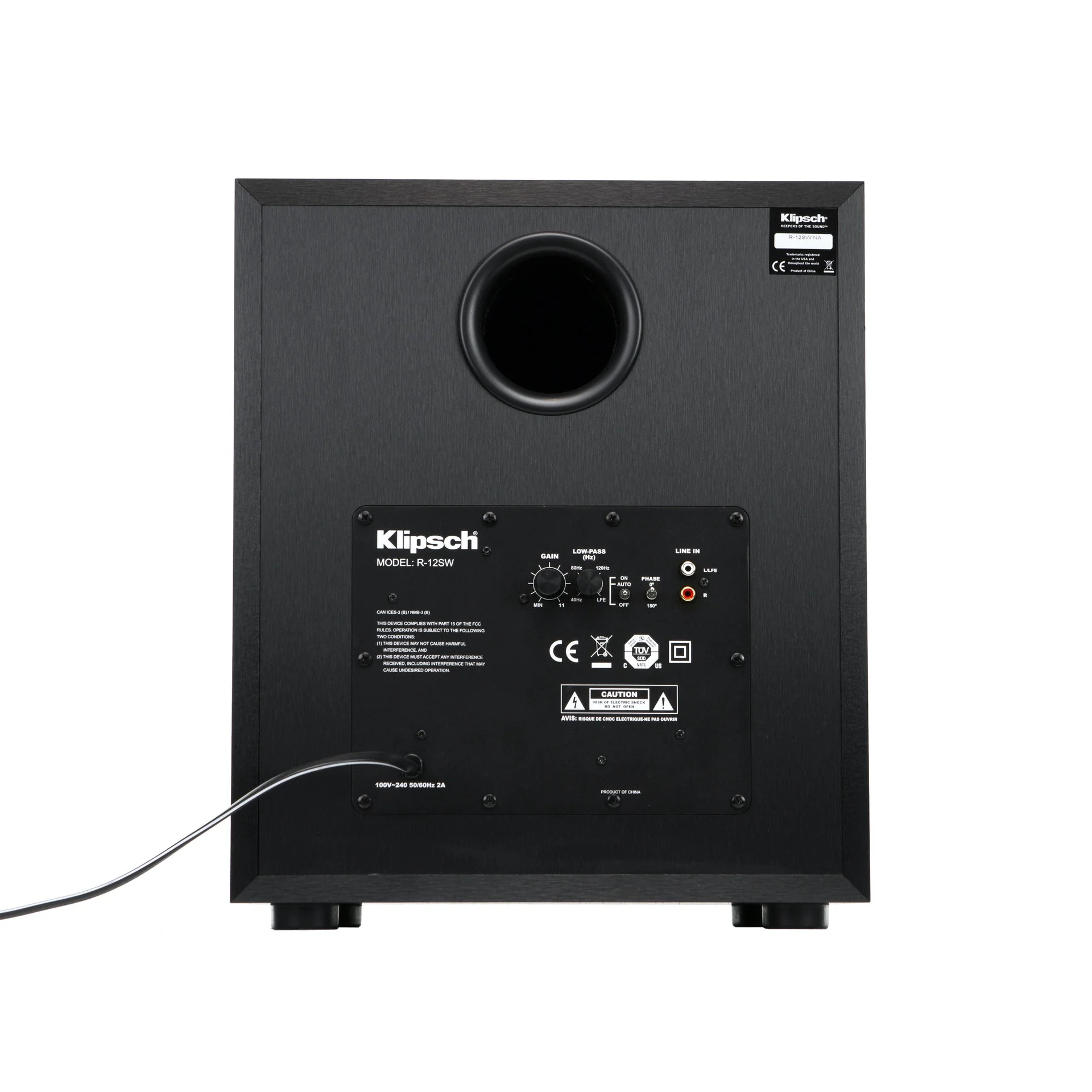 Klipsch Reference Subwoofer R-12SW (Certified Refurbished) - Image 5