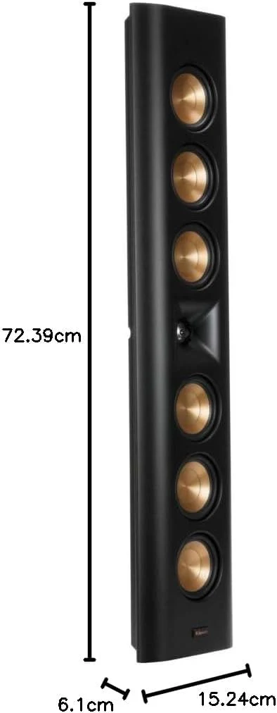 Klipsch RP-640D Black Surround Home Speaker Matte (Certified Refurbished) - Image 4
