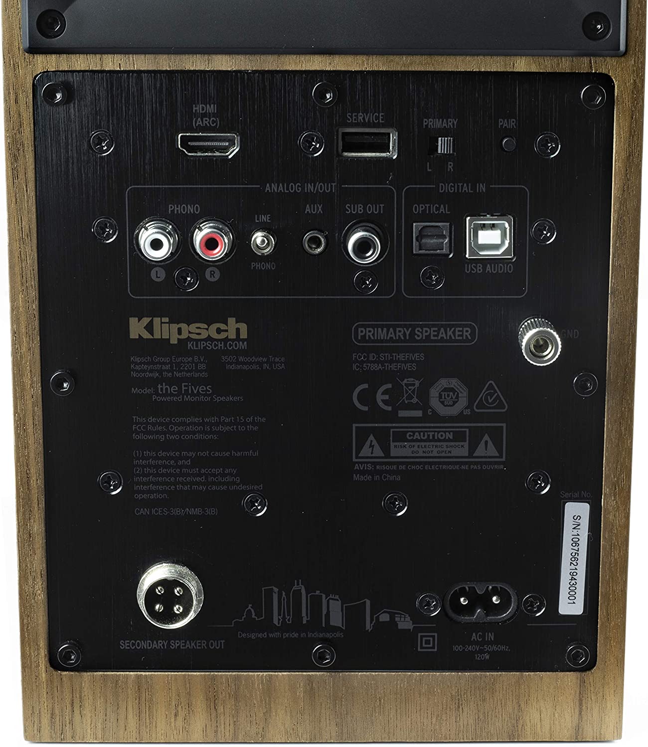 Klipsch The Fives Powered Bookshelf Speakers (Certified Refurbished) - Image 7