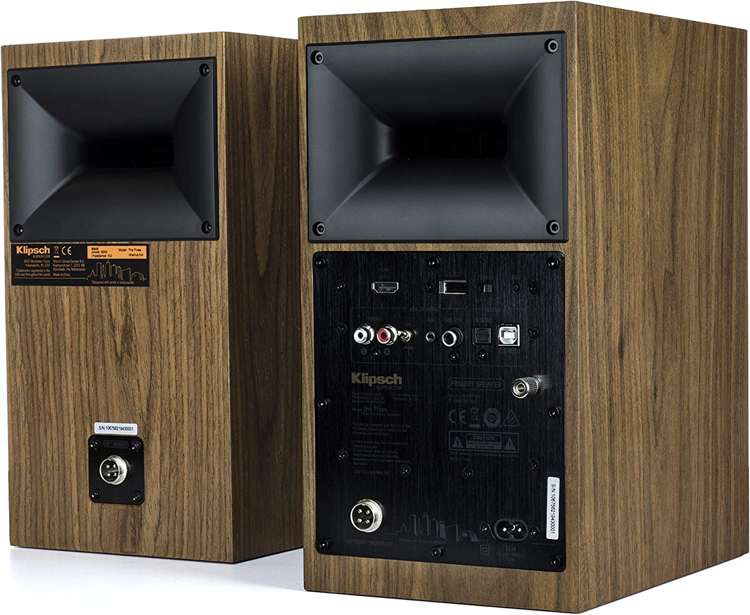 Klipsch The Fives Powered Bookshelf Speakers (Certified Refurbished) - Image 8