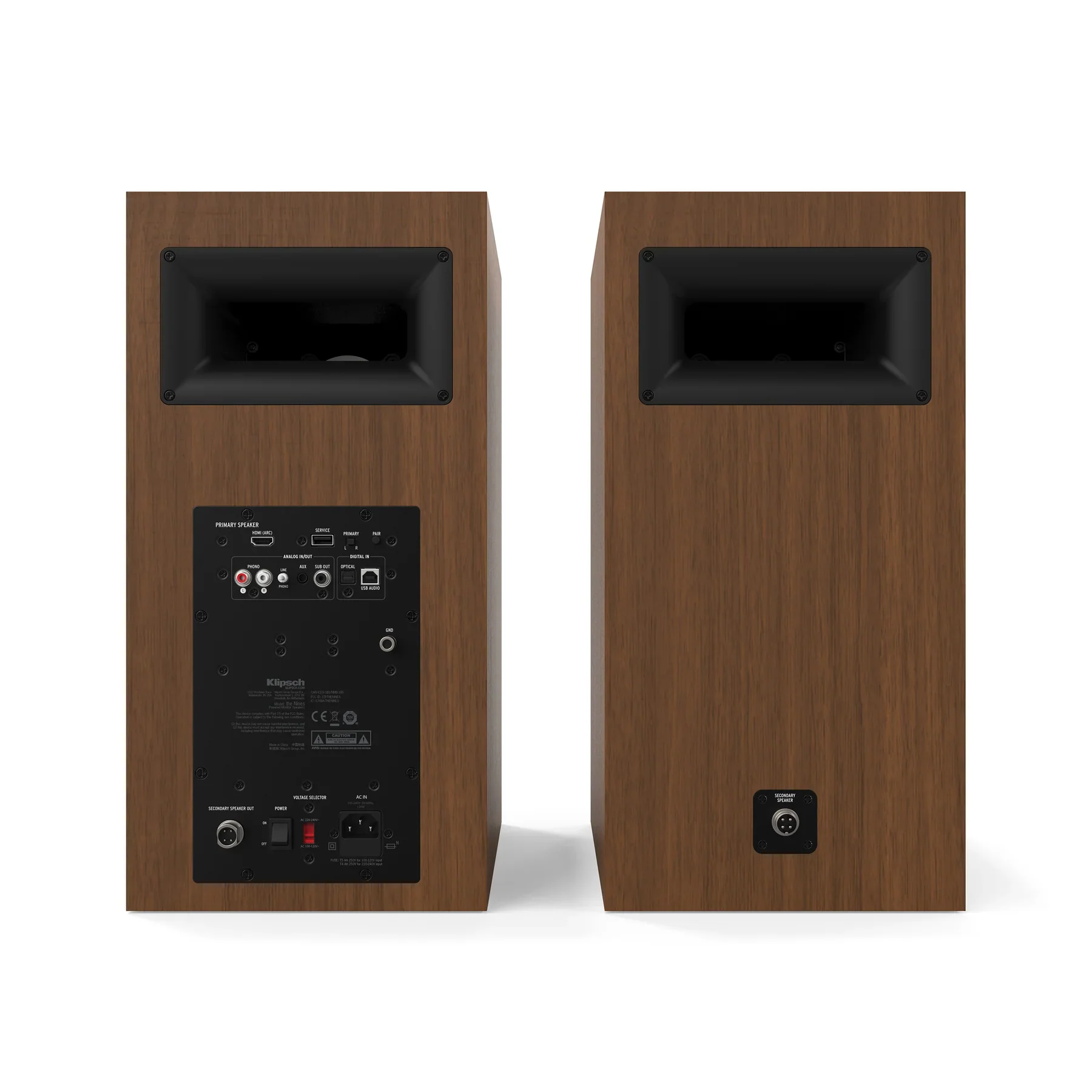 Klipsch The Nines Heritage Inspired Powered Speaker - Pair (Certified Refurbished) - Image 5