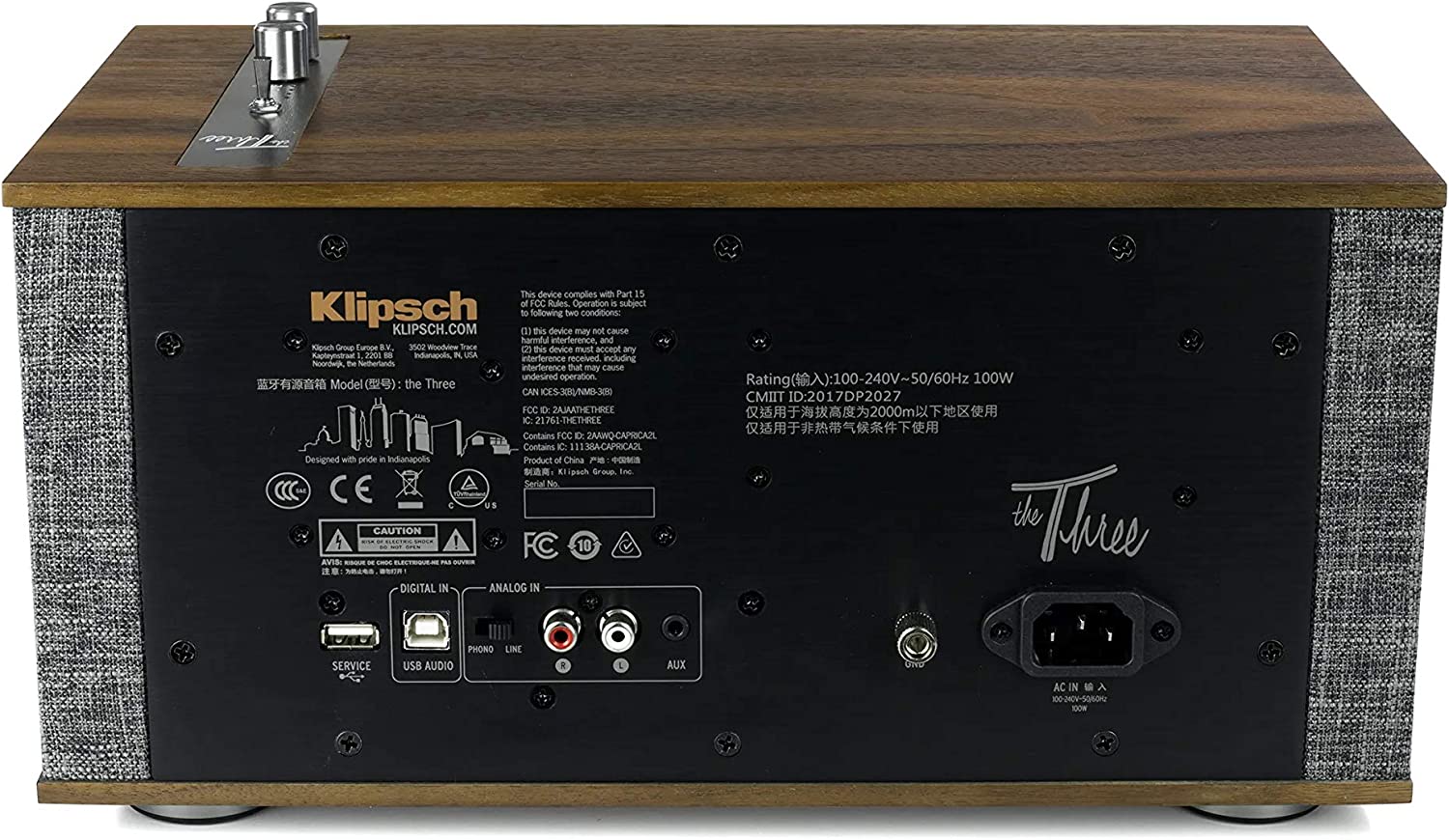 Klipsch Heritage Series The Three II - Wireless Shelf Stereo (Certified Refurbished) - Image 3