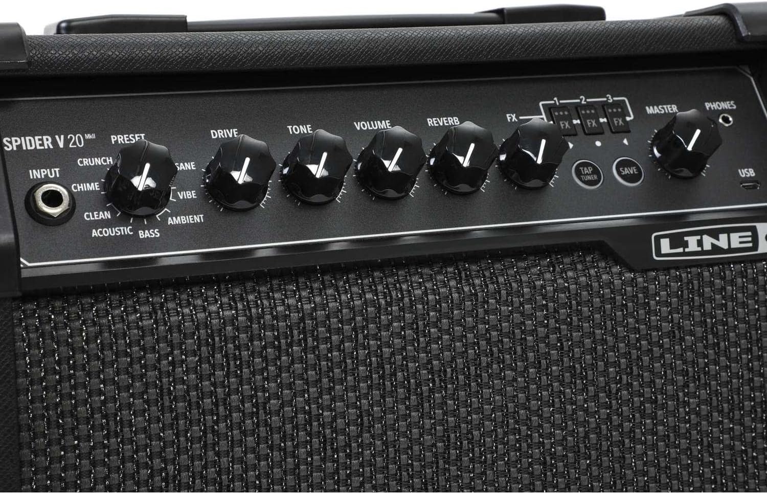 Line 6 Spider V 20 MkII Guitar Amplifier (Certified Refurbished) - Image 2