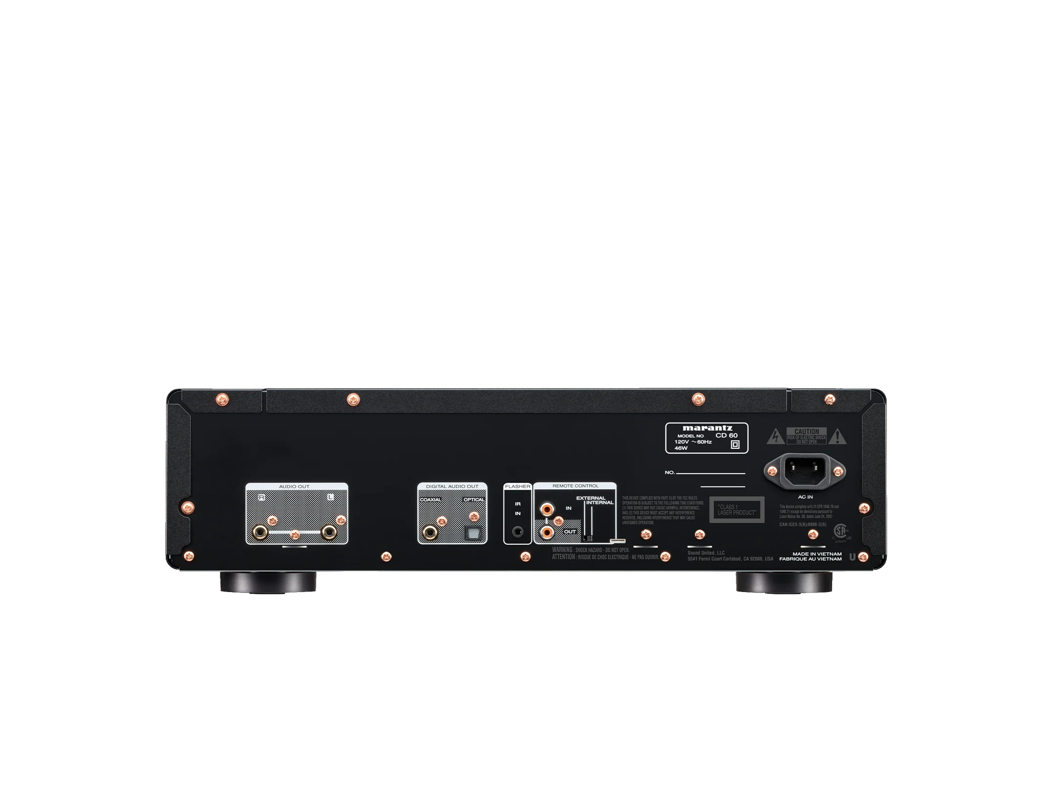 Marantz CD60 CD Player with Hi-Res Audio Support (Refurbished) - Image 4