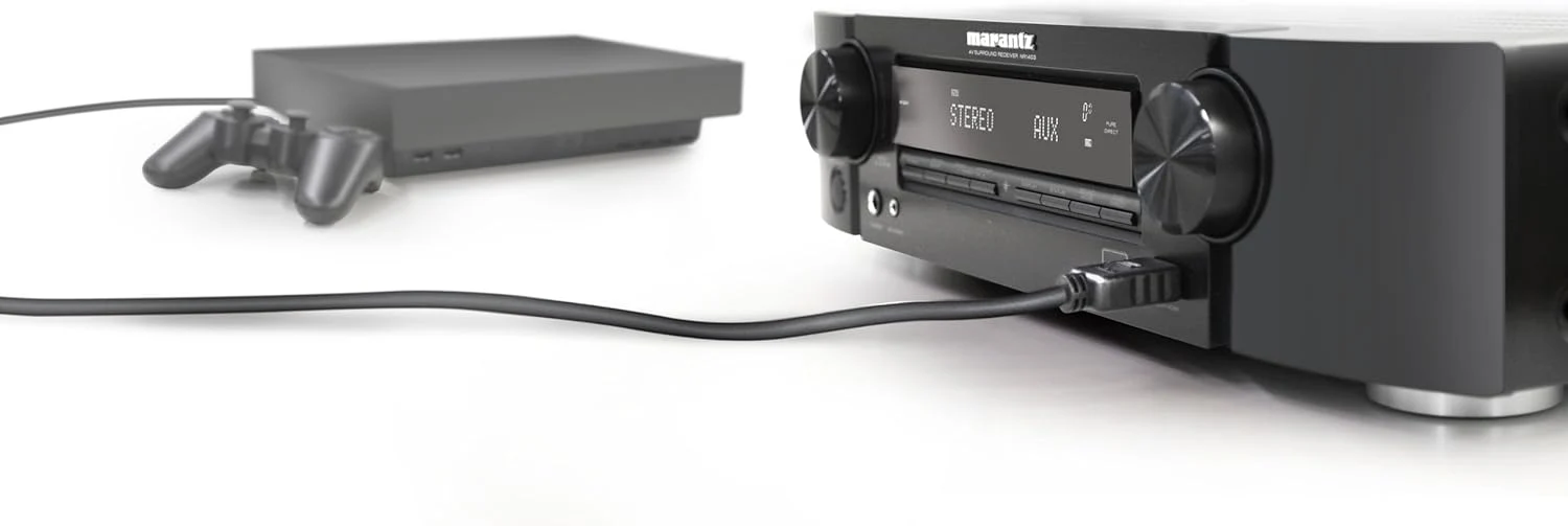 Marantz NR1403 Slim Line 5.1-Channel Home Theater AV Receiver (Certified Refurbished) - Image 3
