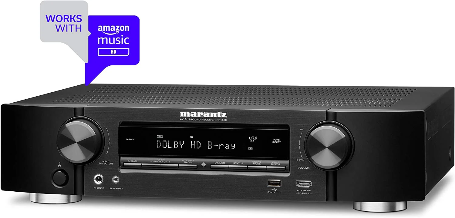 Marantz NR1510 UHD 5.2 Ch. AV Receiver – Slim (Certified Refurbished) - Image 2