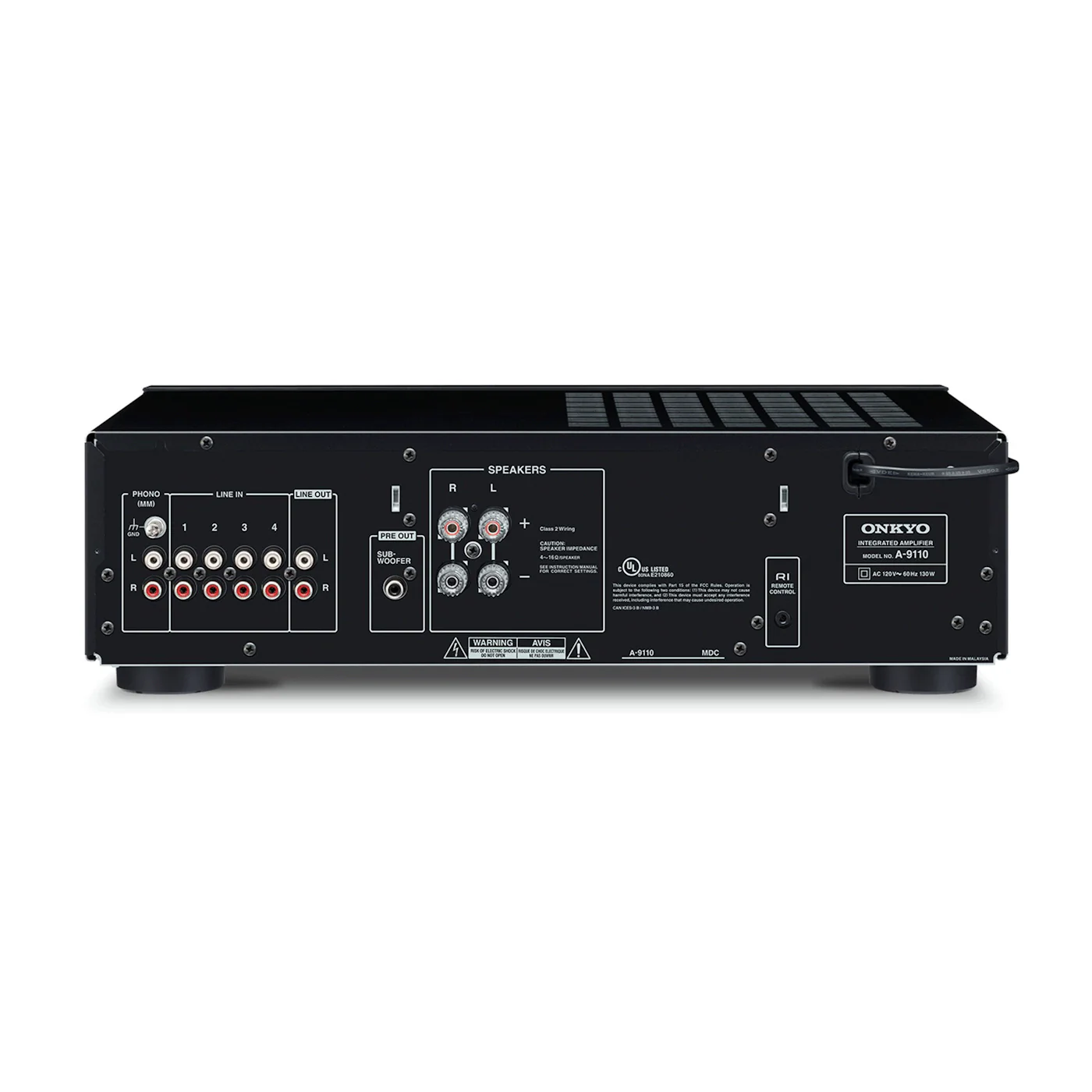 Onkyo A-9110 Integrated Stereo Amplifier (Certified Refurbished) - Image 4
