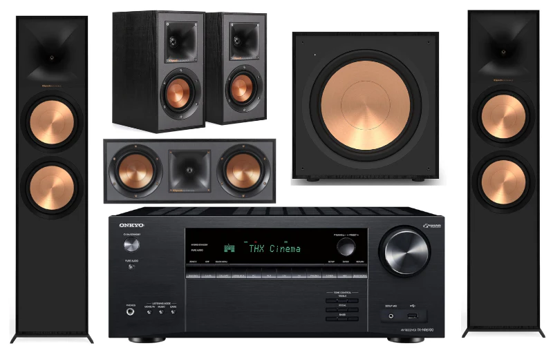 Onkyo A/V Receiver | Klipsch 5.1 Speaker Bundle (Certified Refurbished) - Image 2