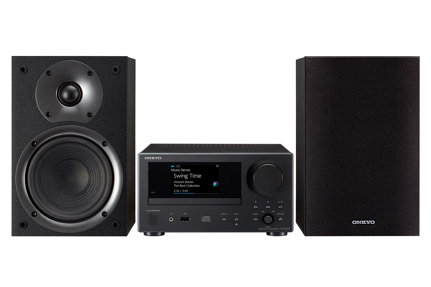 Onkyo CS-N575 Network Hi-Fi CD System with Wi-Fi® and Built-in Streaming Services (B-STOCK)