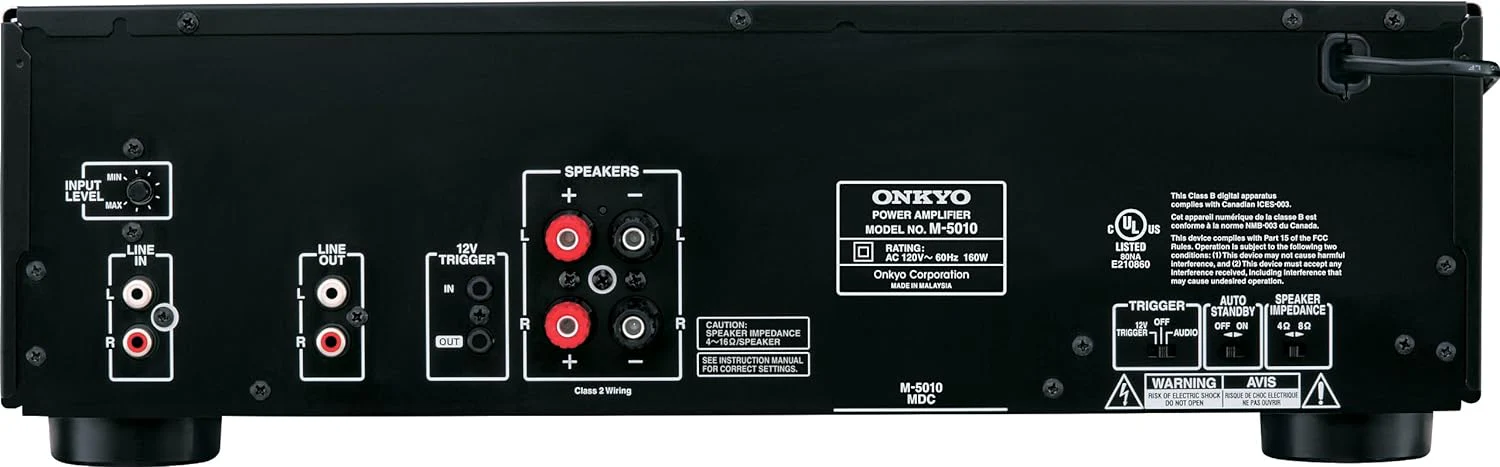 Onkyo M-5010 2-Channel Amplifier (Certified Refurbished) - Image 2