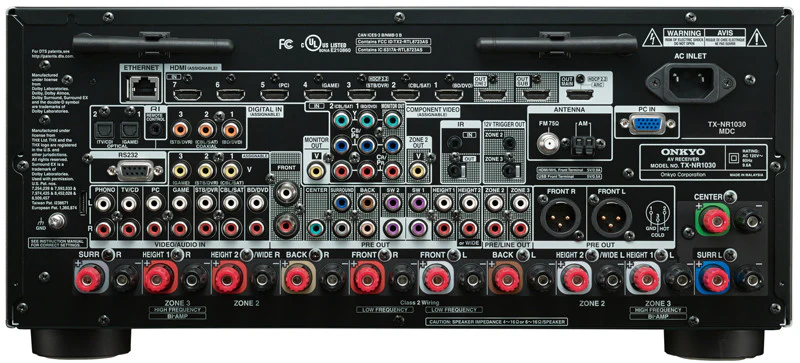 Onkyo TX-NR1030 9.2 Channel Atmos Network A/V Receiver (Certified Refurbished) - Image 2