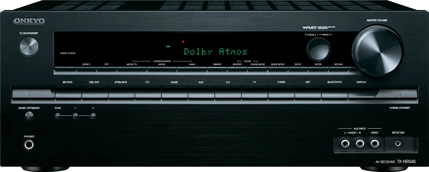 Onkyo TX-NR545 7.2-Channel Receiver (Certified Refurbished)