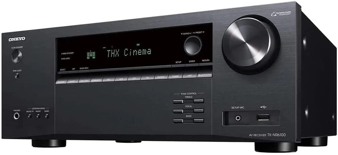 Onkyo TX-NR6100 7.2-Channel THX Certified AV Receiver (Certified Refurbished)