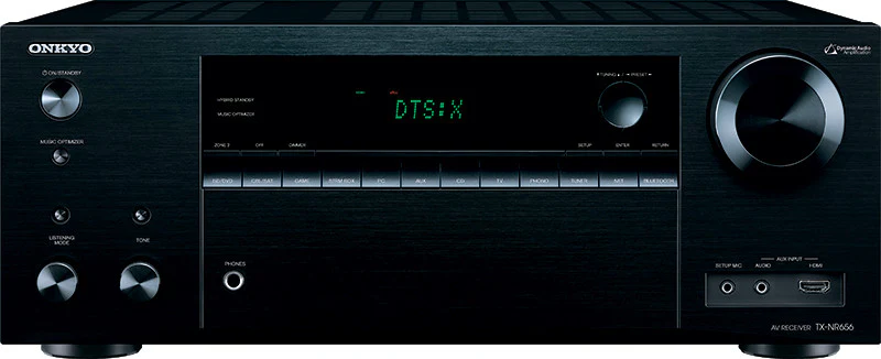 Onkyo TX-NR656 7.2 Channel Receiver 4K Bluetooth WiFi Atmos 1190W (Certified Refurbished)