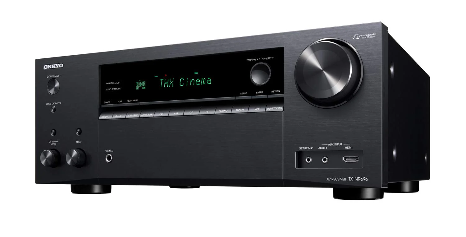 Onkyo TX-NR696 7.2 Channel THX Certified Select 4K Atmos Sonos DTS:X Bluetooth 1225W A/V Receiver (Certified Refurbished) - Image 3