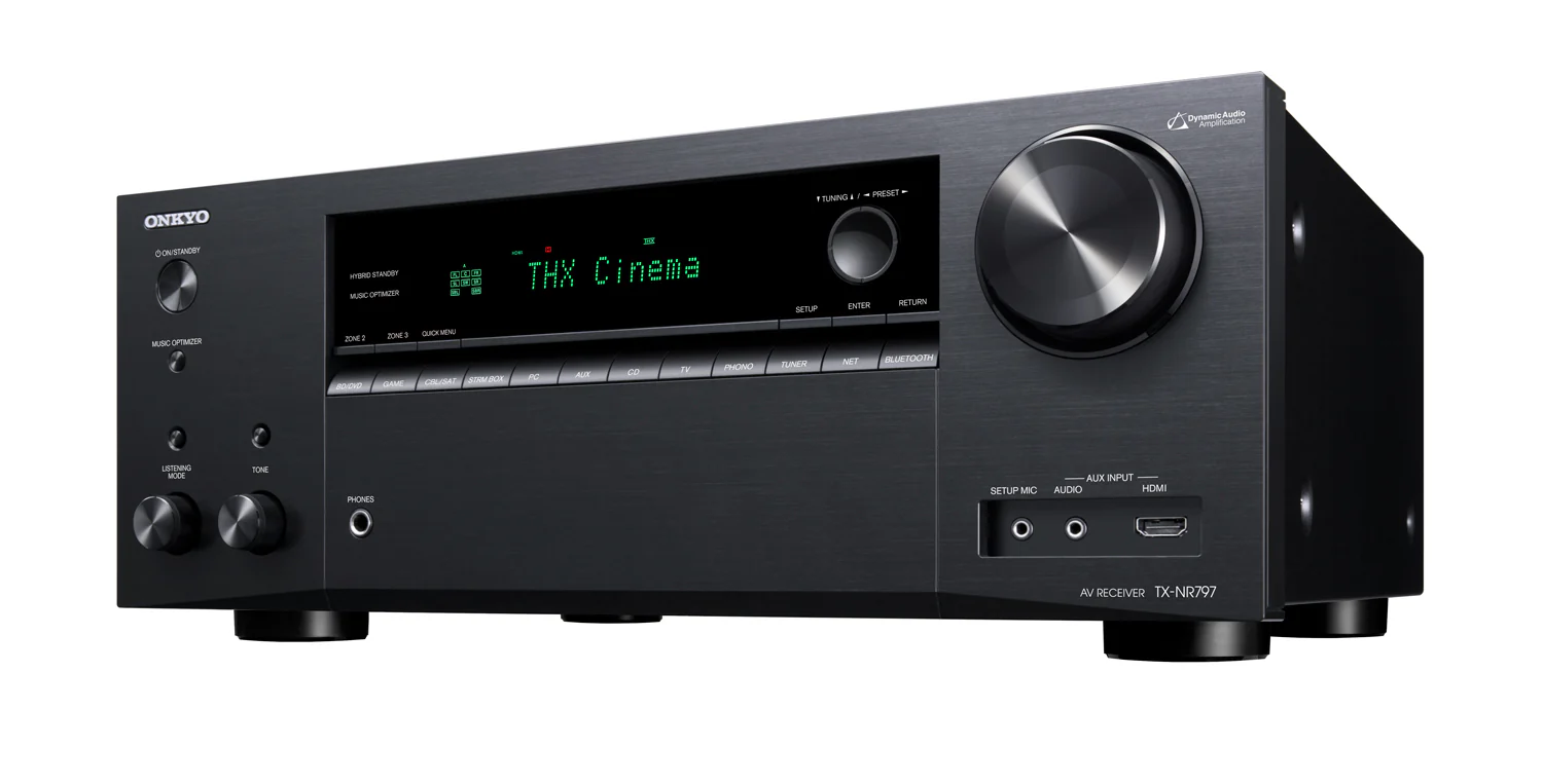 Onkyo TX-NR797 9.2 Channel THX® Certified Select™ A/V Receiver 4K Ultra HD Bluetooth WiFi Atmos 1980W IMAX Enchanced (Certified Refurbished) - Image 3