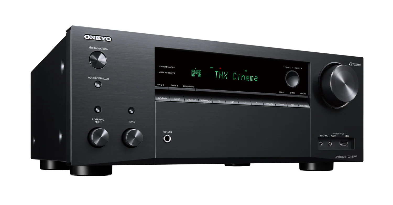 Onkyo TX-NR797 9.2 Channel THX® Certified Select™ A/V Receiver 4K Ultra HD Bluetooth WiFi Atmos 1980W IMAX Enchanced (Certified Refurbished) - Image 4