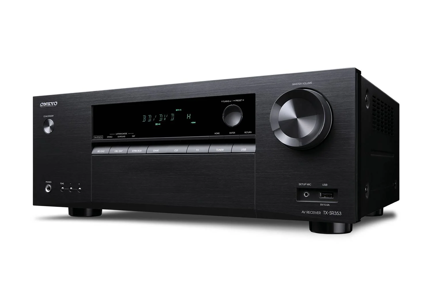 Onkyo TX-SR353 5.1 Channel A/V Receiver 4K Bluetooth 700W (Certified Refurbished) - Image 2