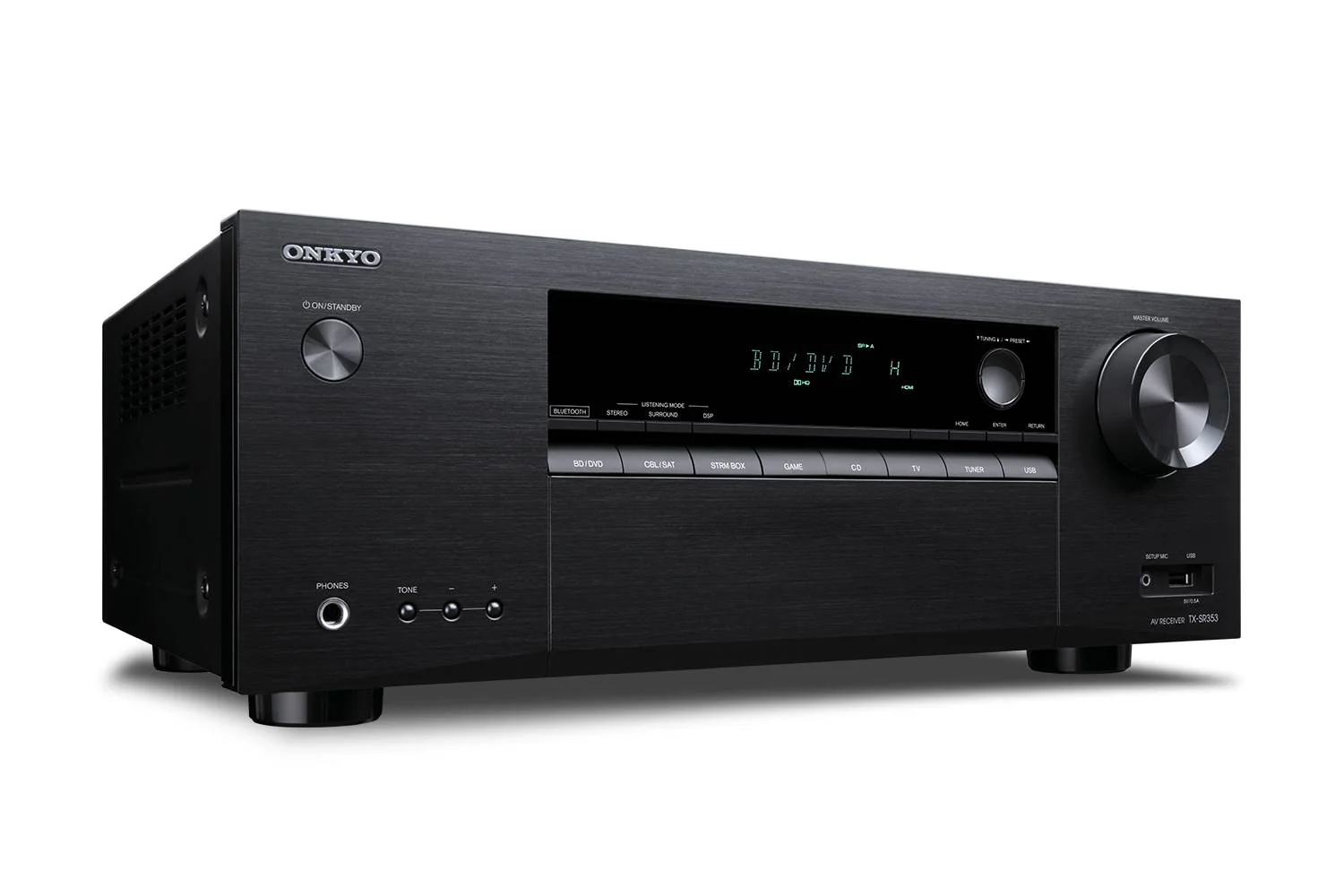 Onkyo TX-SR353 5.1 Channel A/V Receiver 4K Bluetooth 700W (Certified Refurbished) - Image 3