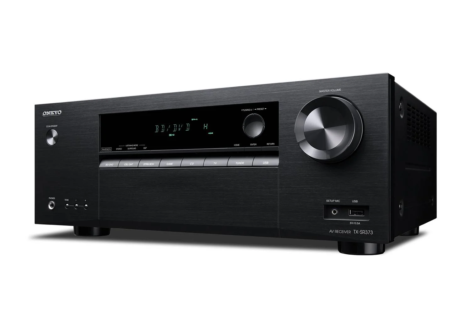 Onkyo TX-SR373 5.2 Channel A/V Receiver 4K Bluetooth 775W (Certified Refurbished) - Image 3