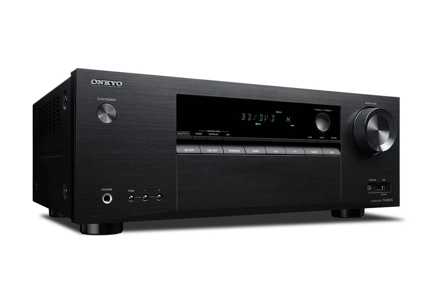 Onkyo TX-SR373 5.2 Channel A/V Receiver 4K Bluetooth 775W (Certified Refurbished) - Image 4