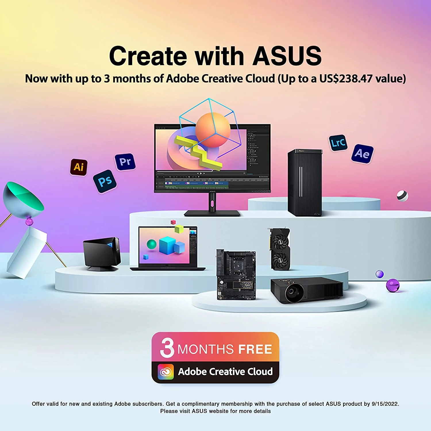 ASUS ProArt Display PA32UCG-K - 32-inch, 4K HDR, 1600 nits, 1,152 zones Mini LED Backlight, 120Hz VRR, FreeSync2 HDR, Dolby Vision, HDR-10, ProArt Hardware Calibration, Thunderboltª 3, HDMI(v2.1), VESA DisplayHDR 1400 (Certified Refurbished) - Image 2